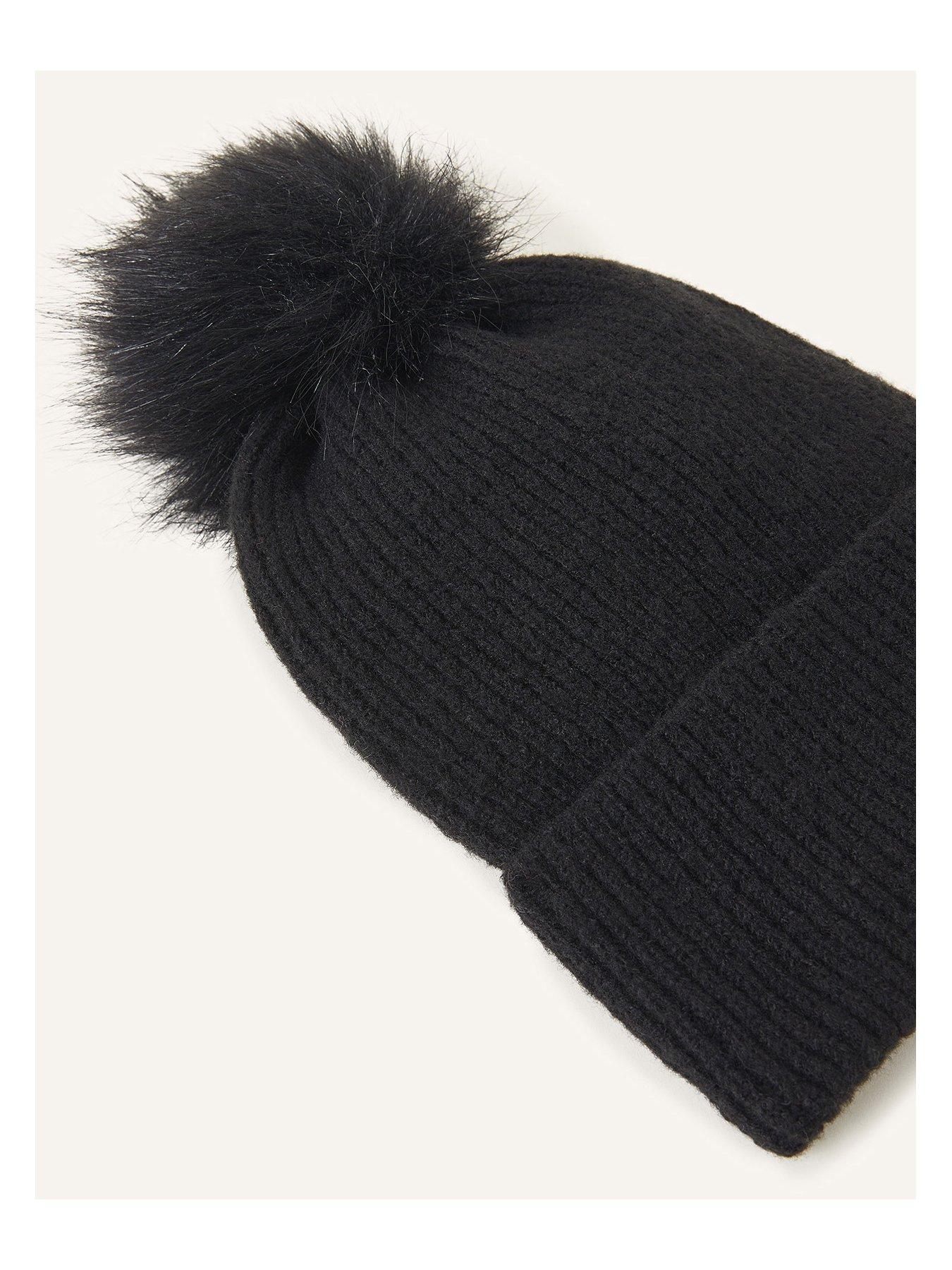Image 3 of 3 of Accessorize Knit Pom Beanie