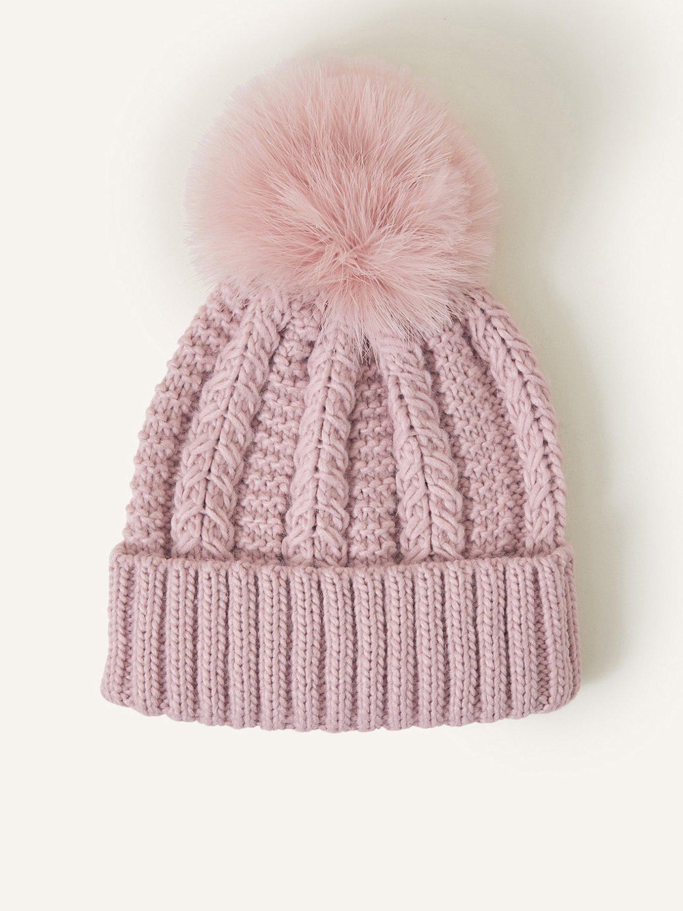 Image 1 of 3 of Accessorize Luxe Pom Beanie