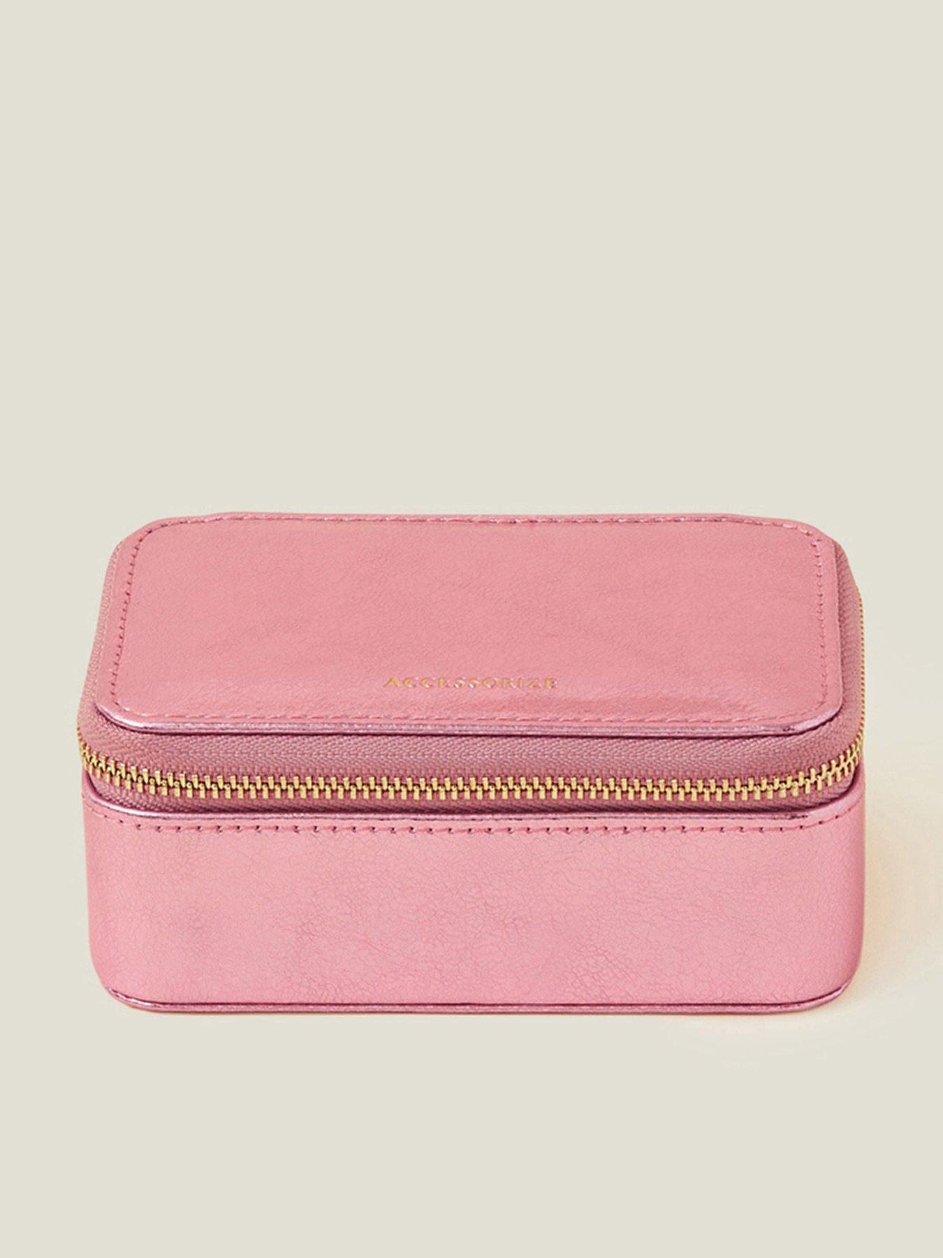 Image 1 of 3 of Accessorize Metallic Jewellery Box