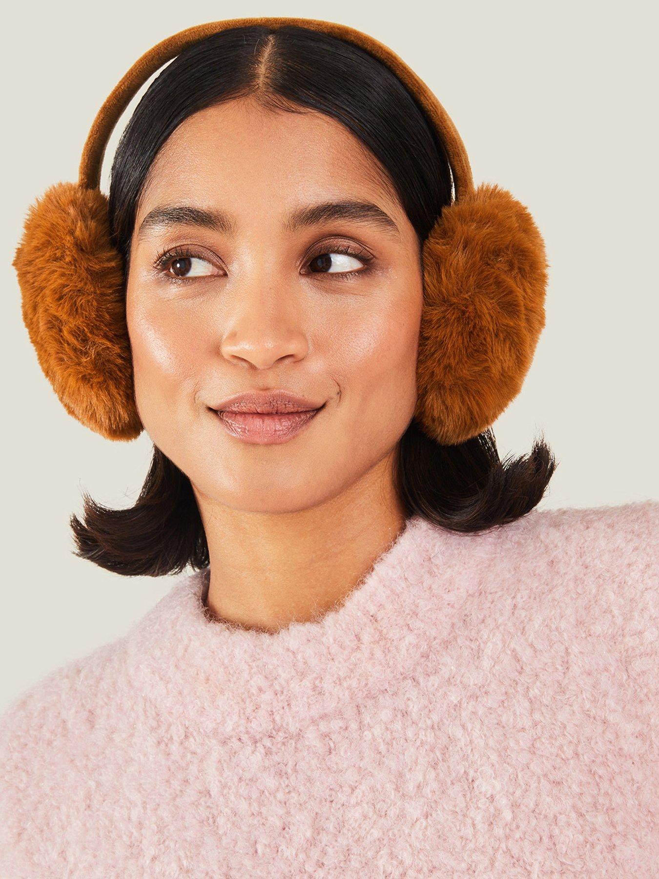 Accessorize Luxe Faux Fur Earmuff very.co.uk