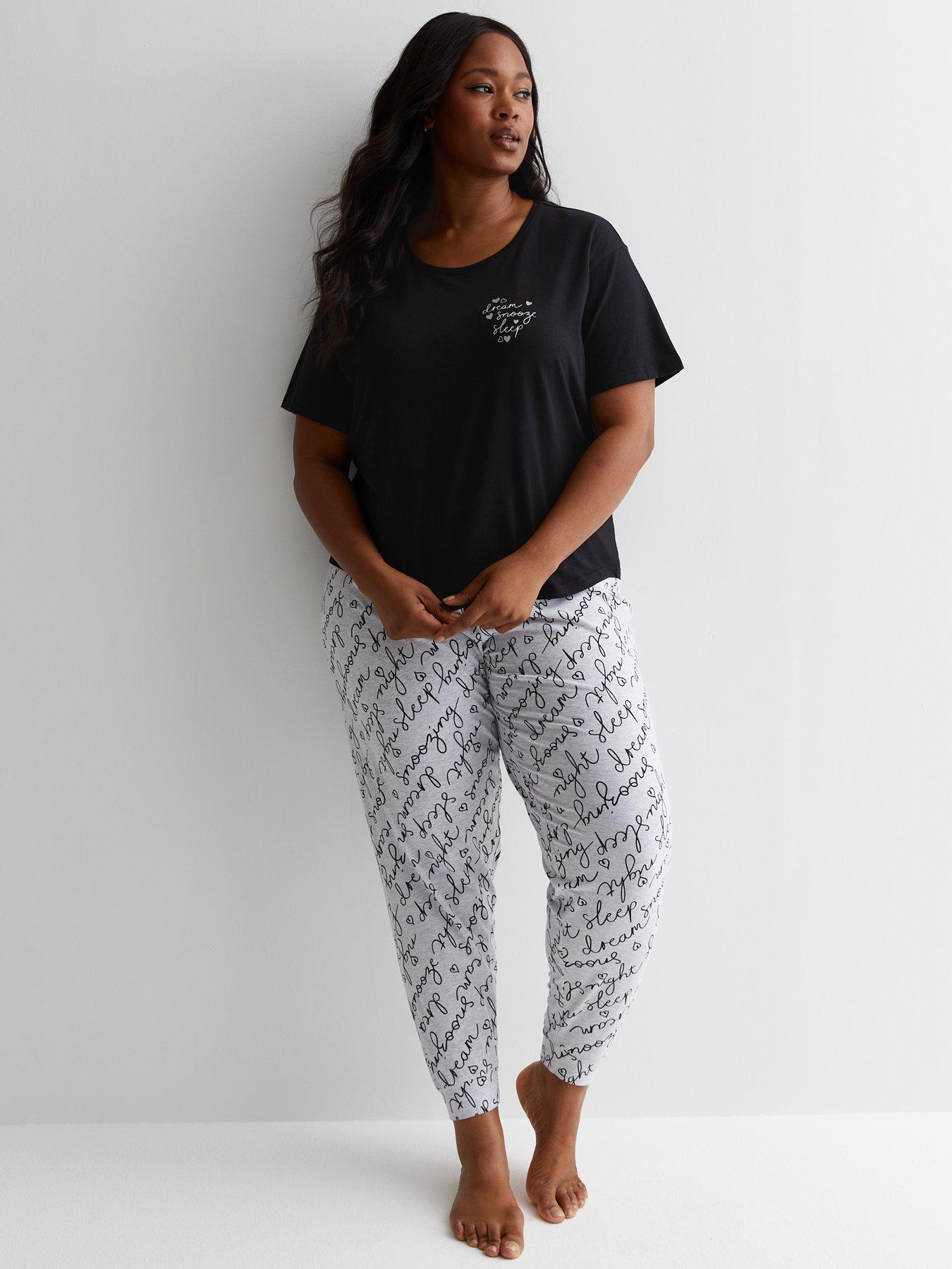 Cuffed pyjama best sale set womens