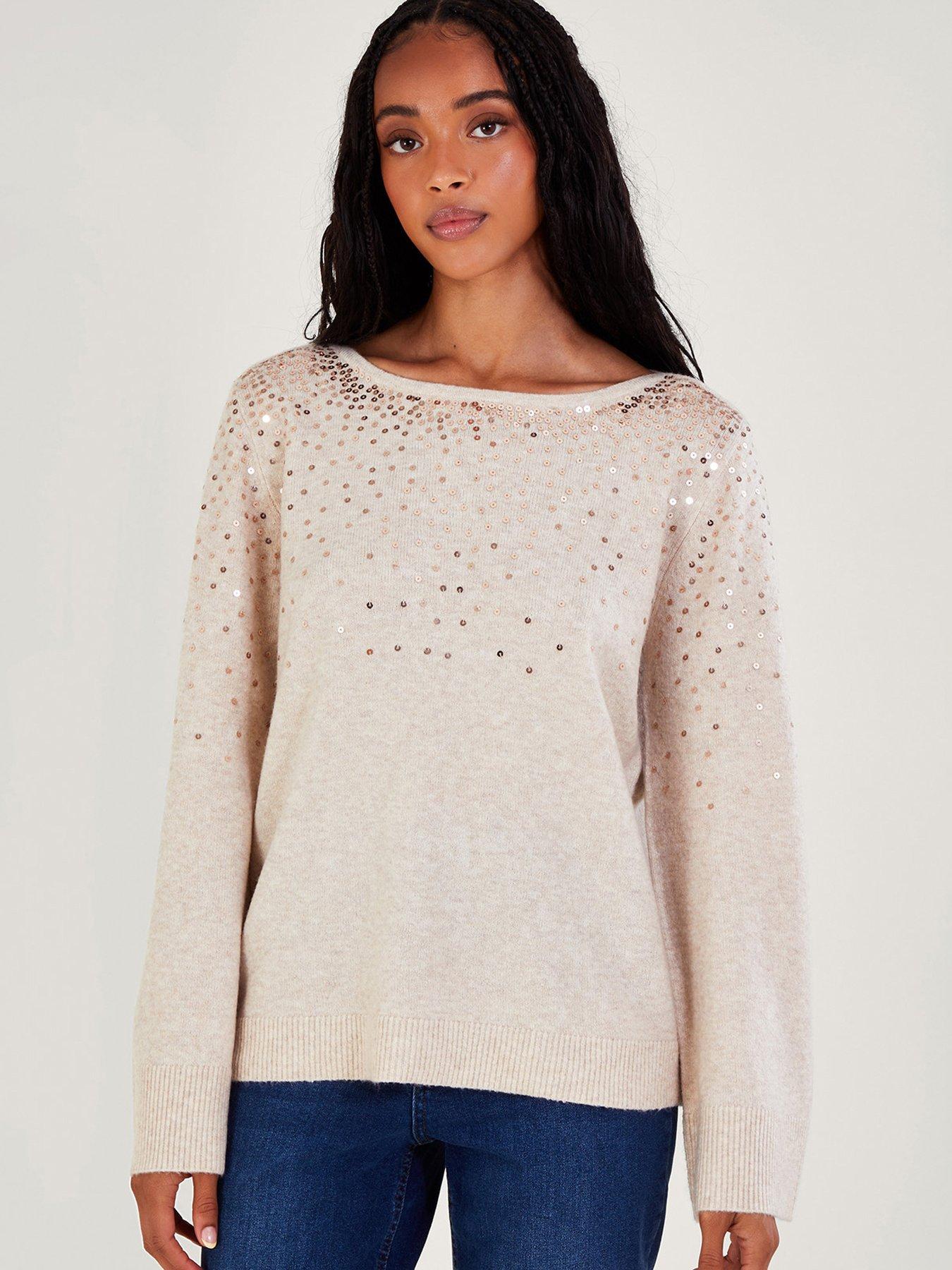 Rose gold shop sequin jumper