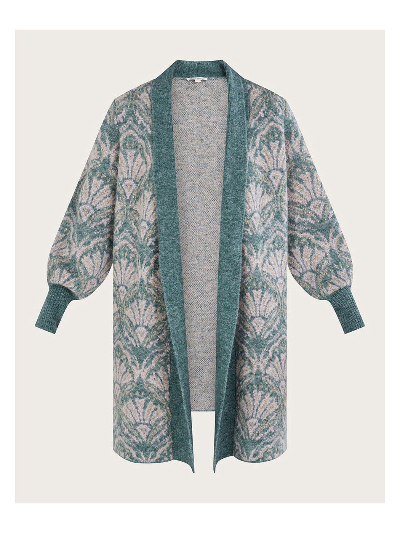 Monsoon Jacquard Coatigan very