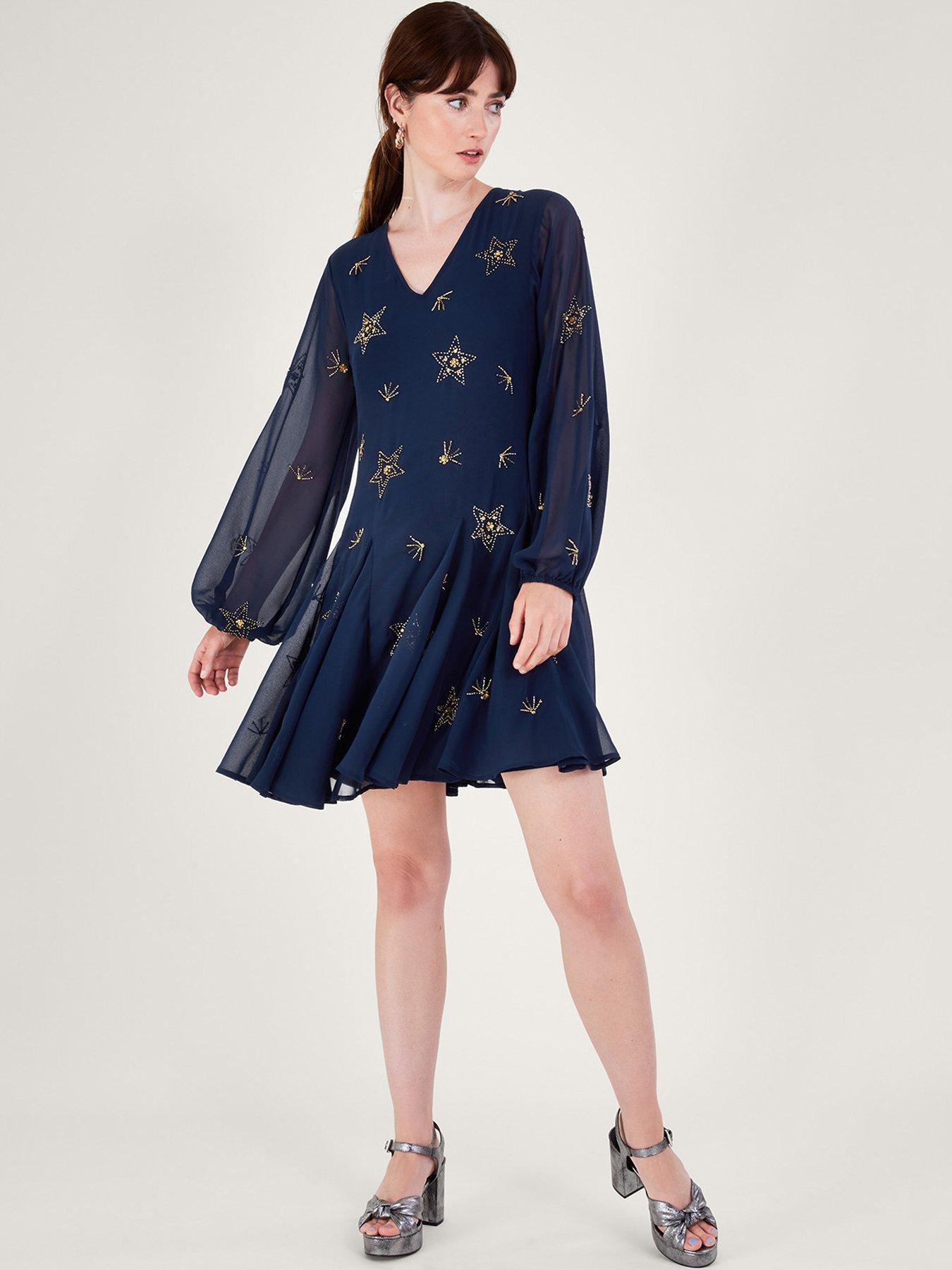 Monsoon blue clearance star dress