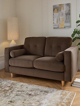 Product photograph of Very Home Heaton 2 Seater Fabric Sofa from very.co.uk