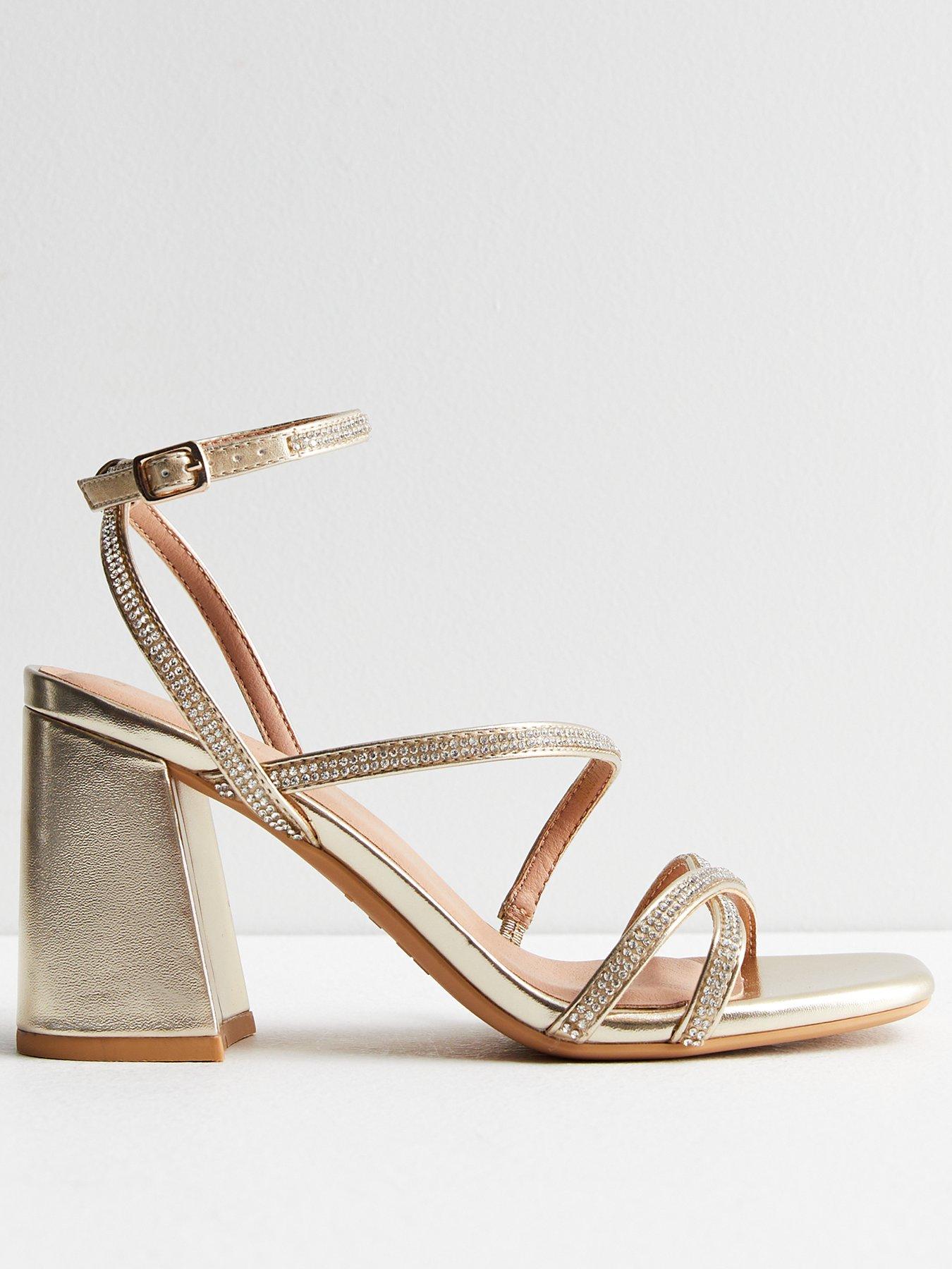 New look rose online gold heels