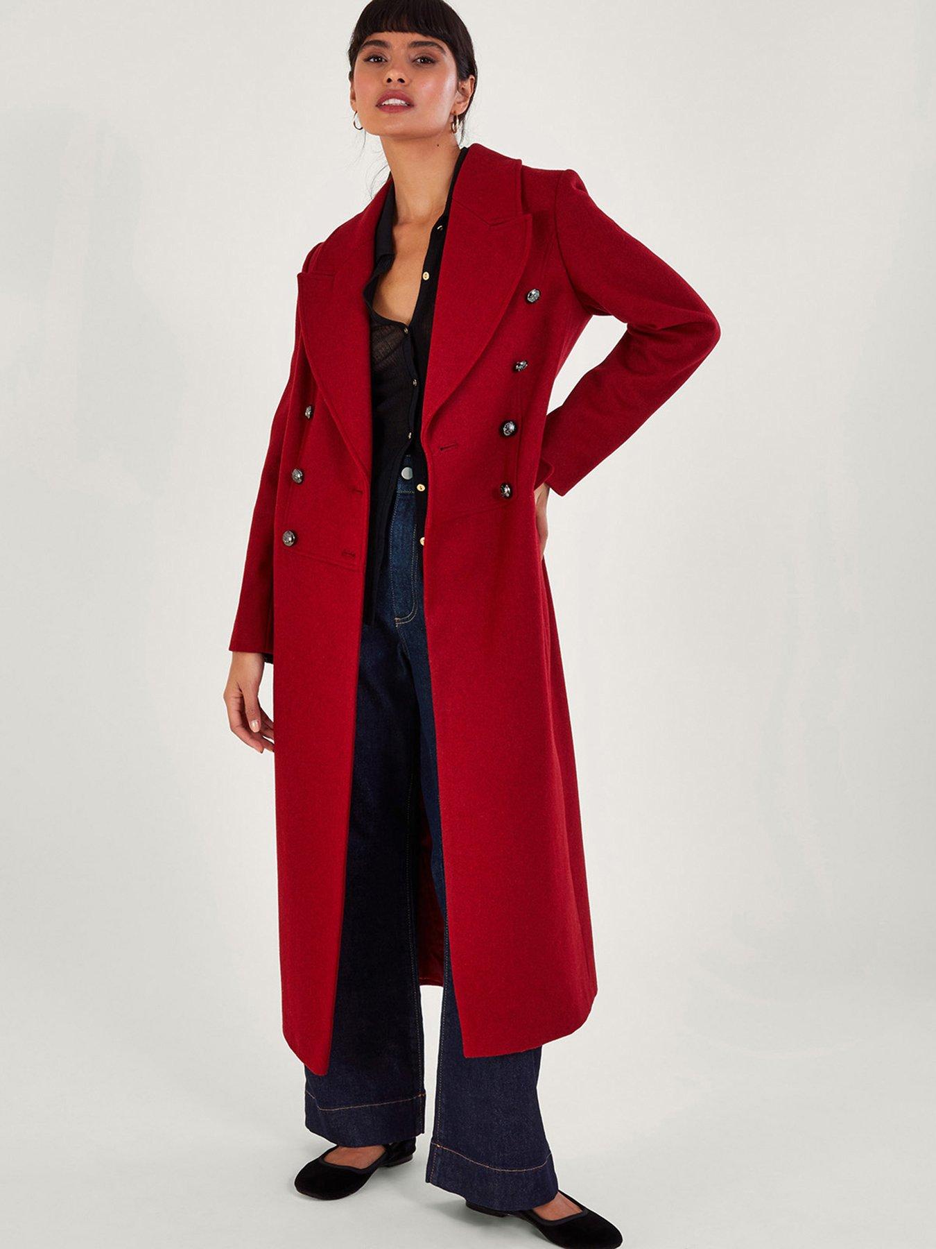 Monsoon mya military clearance coat