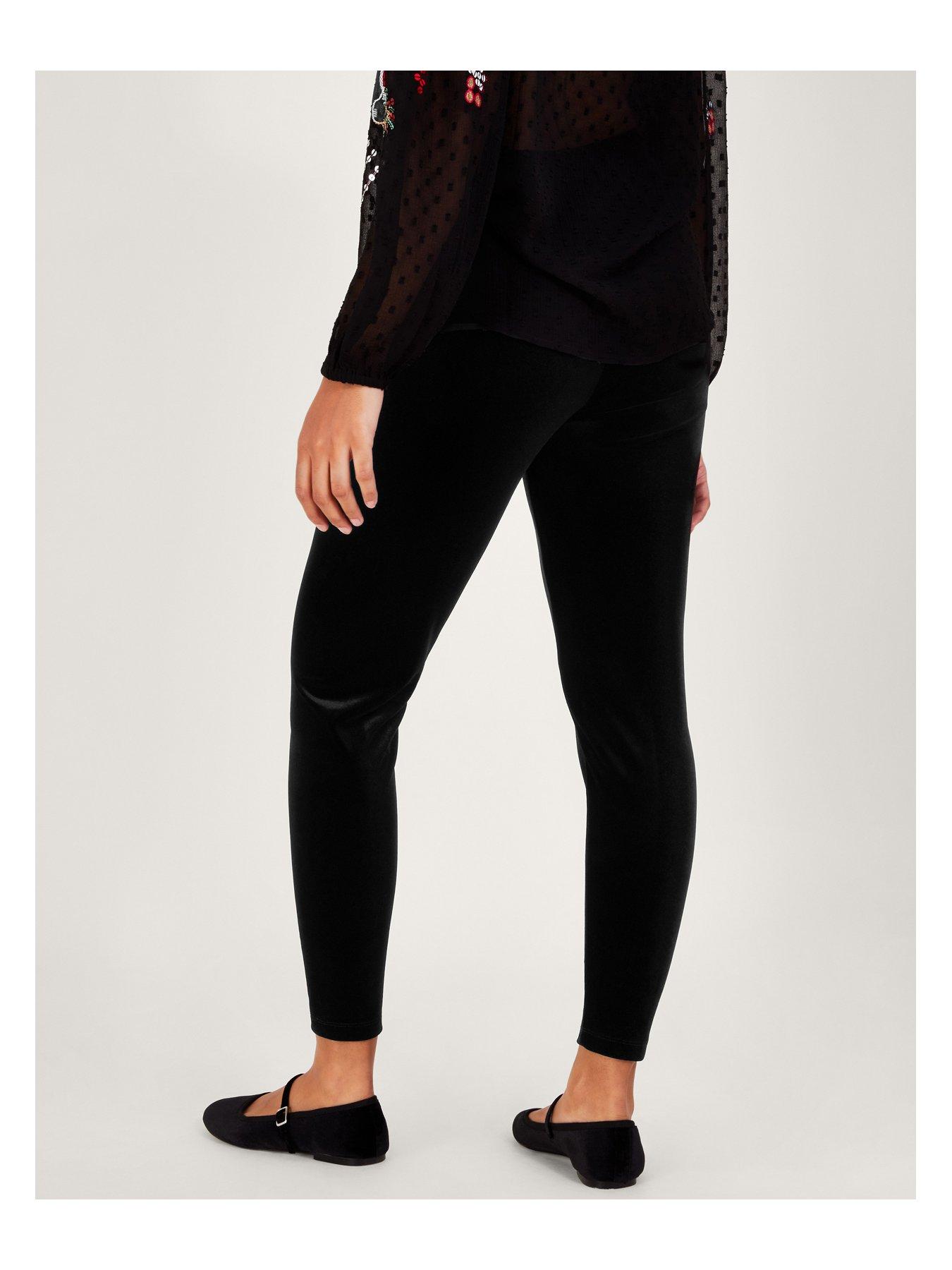 Monsoon Velvet Legging - Black