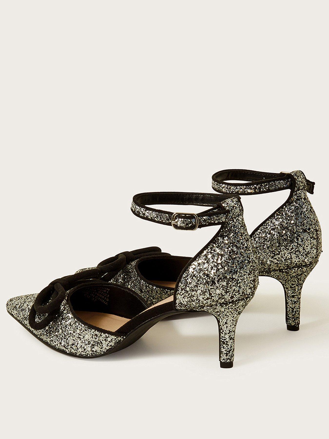 Glitter kitten heels on sale