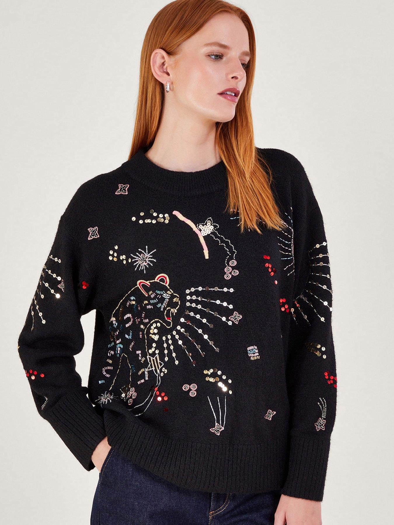 Image 1 of 5 of Monsoon Lorna Leopard Jumper