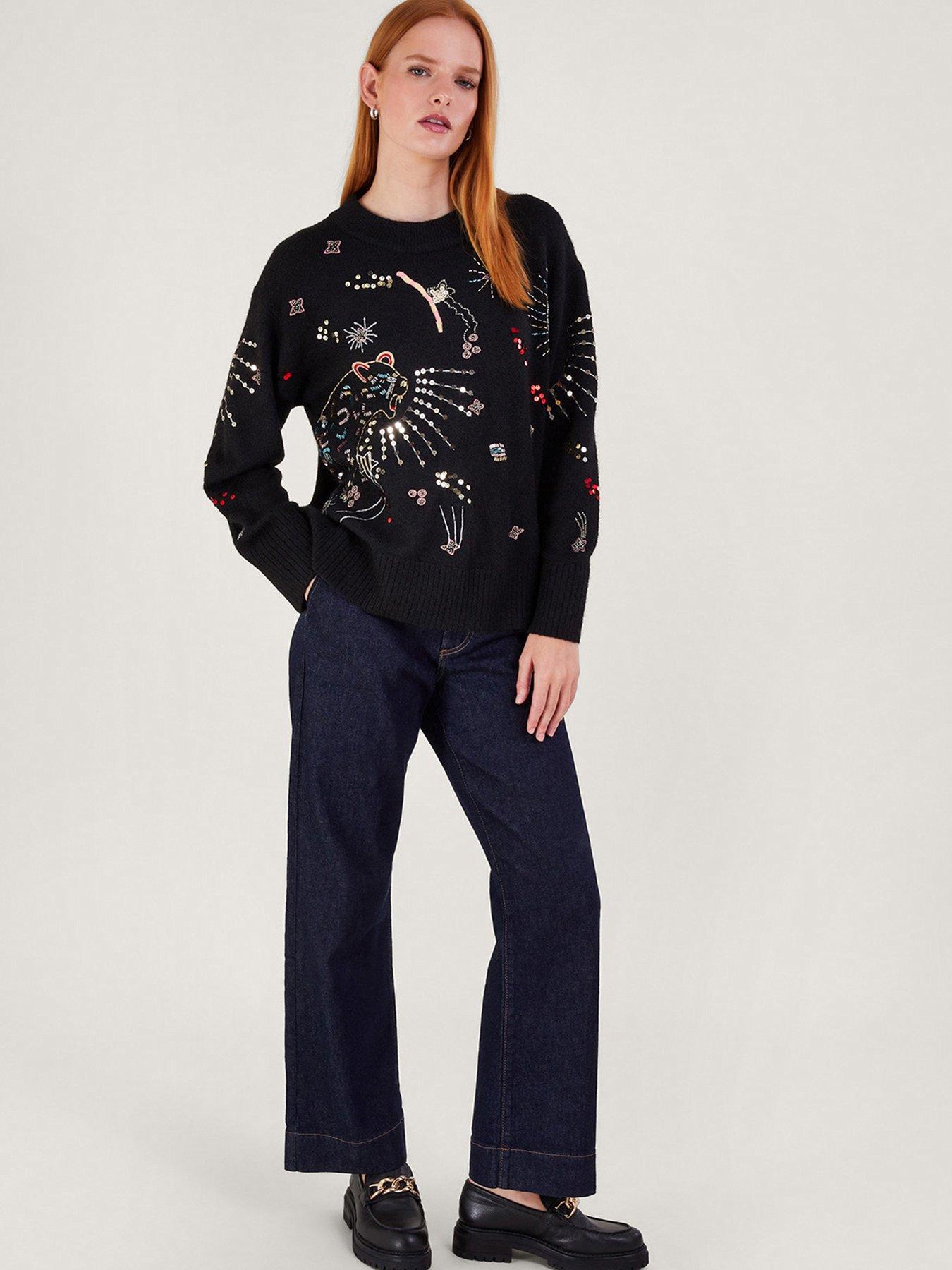 Image 3 of 5 of Monsoon Lorna Leopard Jumper