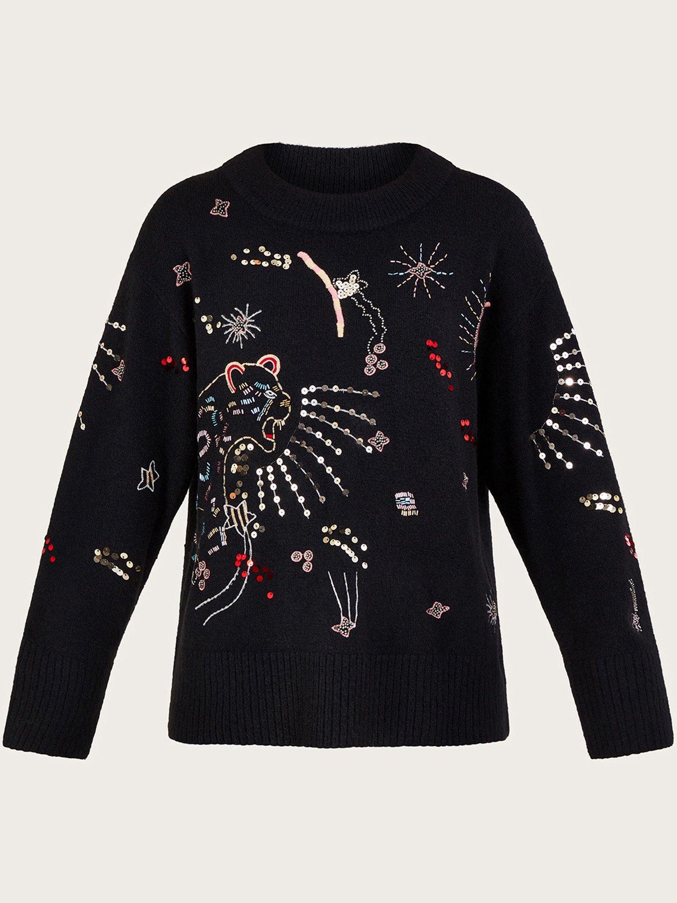 Image 4 of 5 of Monsoon Lorna Leopard Jumper