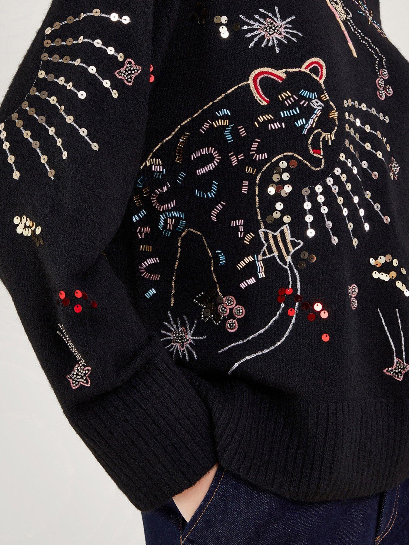 Image 5 of 5 of Monsoon Lorna Leopard Jumper