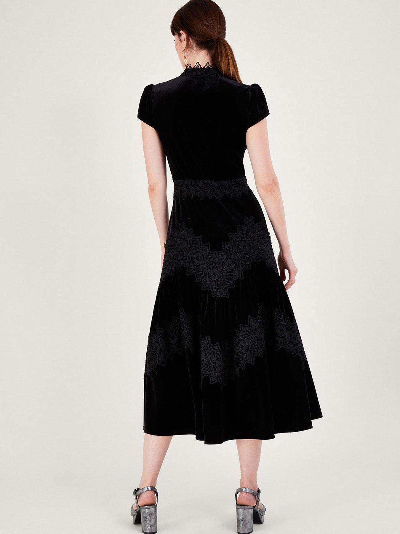 Monsoon Valentina Velvet Lace Dress | Very