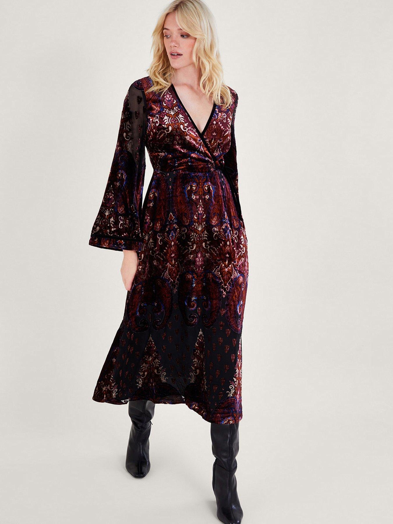 Monsoon paisley sale dress