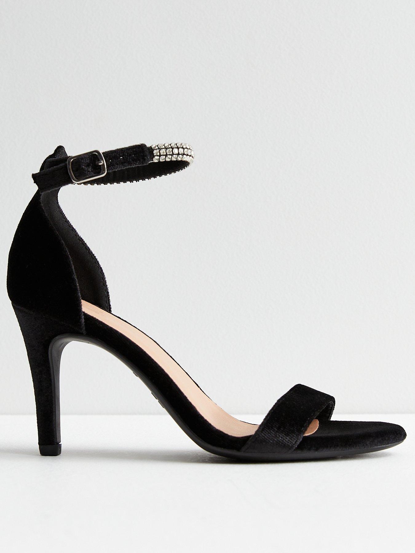 New look black hot sale sandals heels