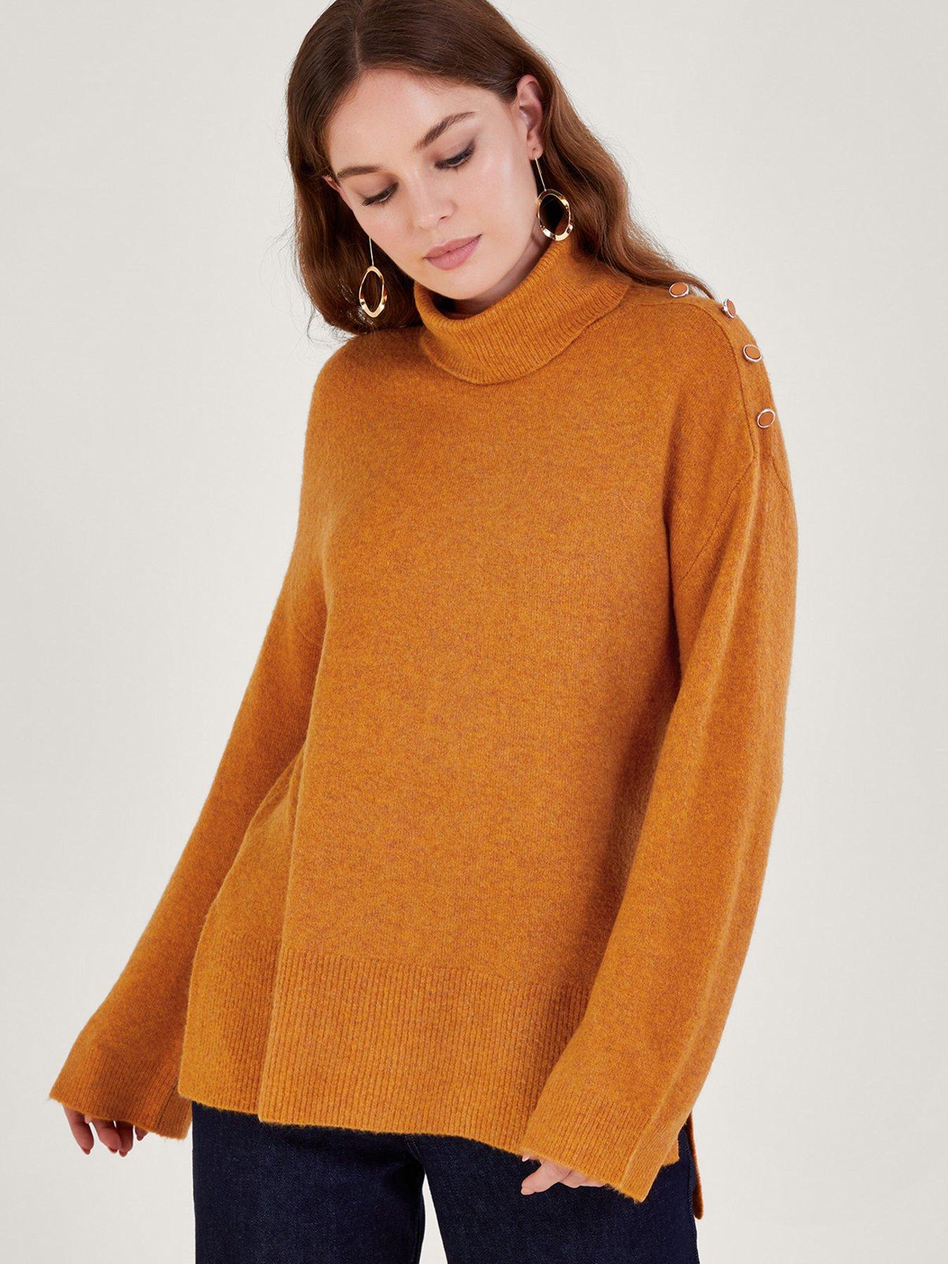 Mustard longline outlet jumper