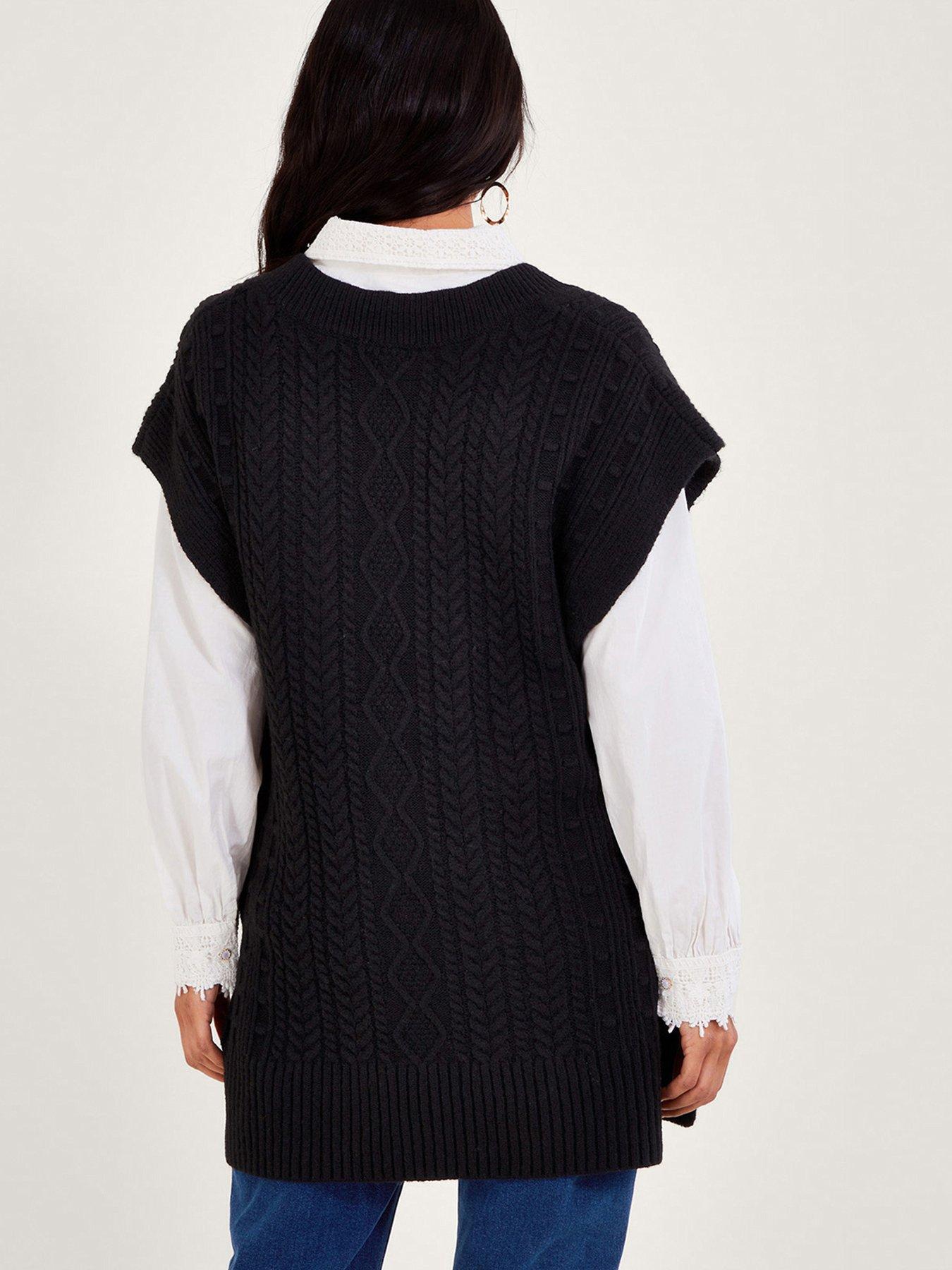 Image 2 of 5 of Monsoon Pattern Tabard - Black