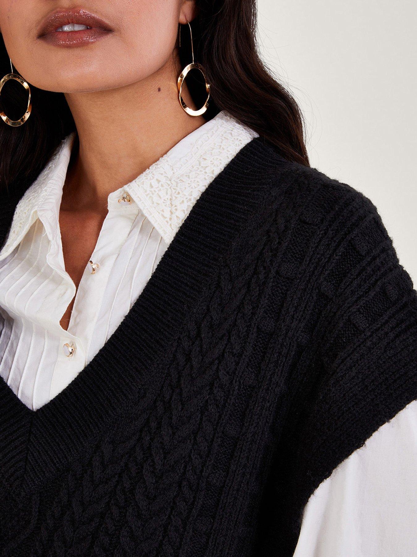 Image 5 of 5 of Monsoon Pattern Tabard - Black
