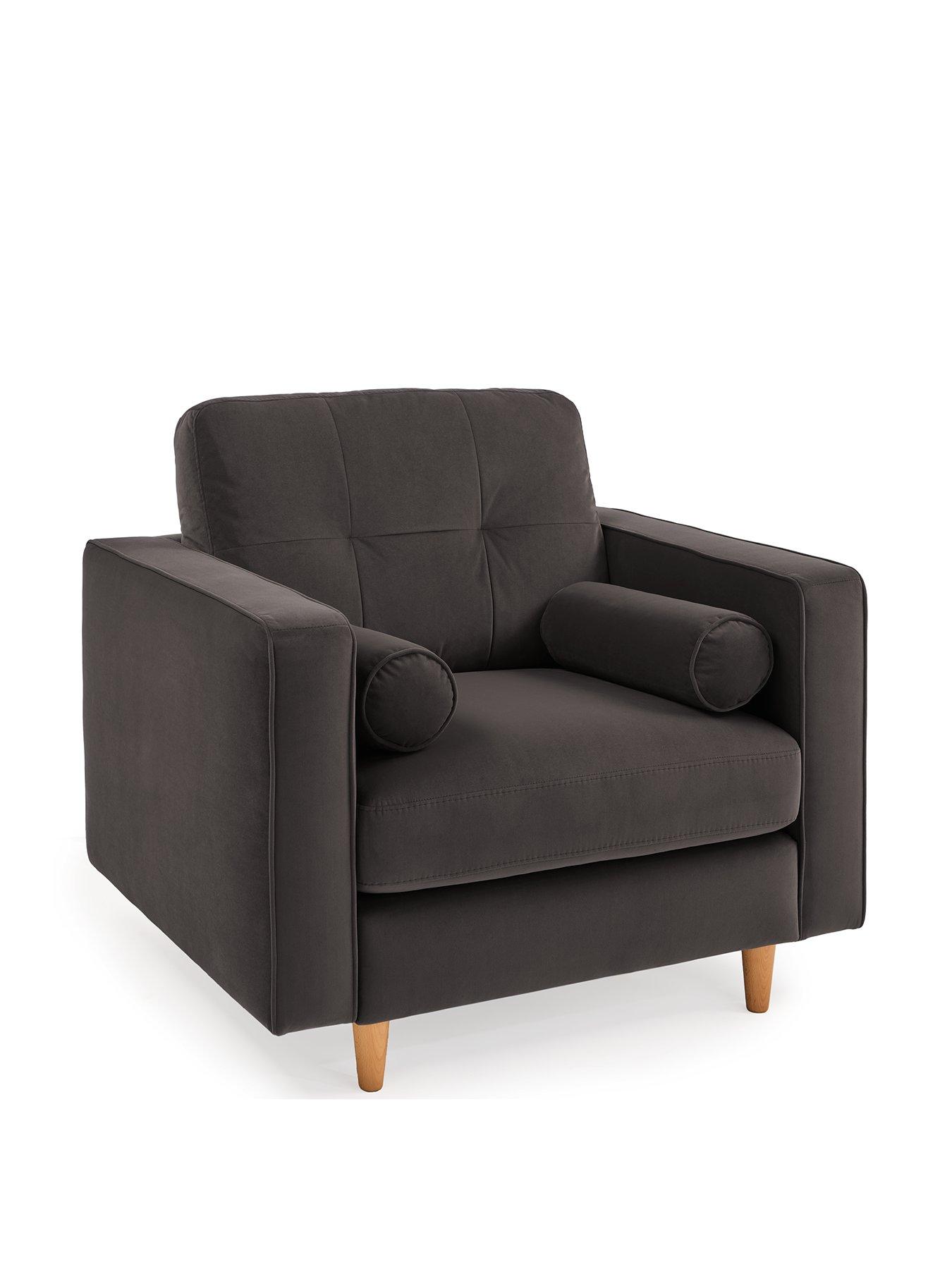 Image 3 of 6 of Very Home Heaton Fabric Armchair