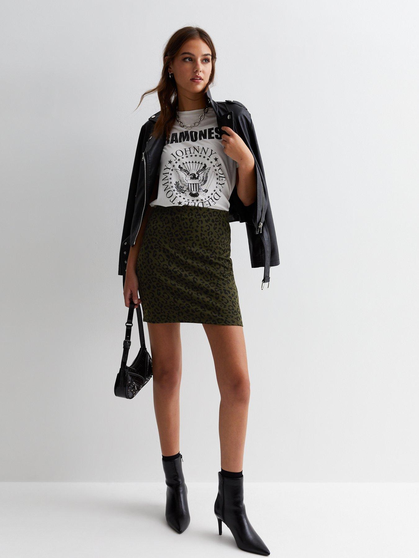 New look snake print skirt store