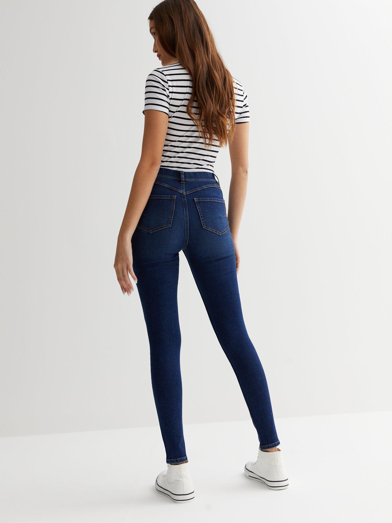 Bright Blue Mid Rise Lift & Shape Emilee Jeggings