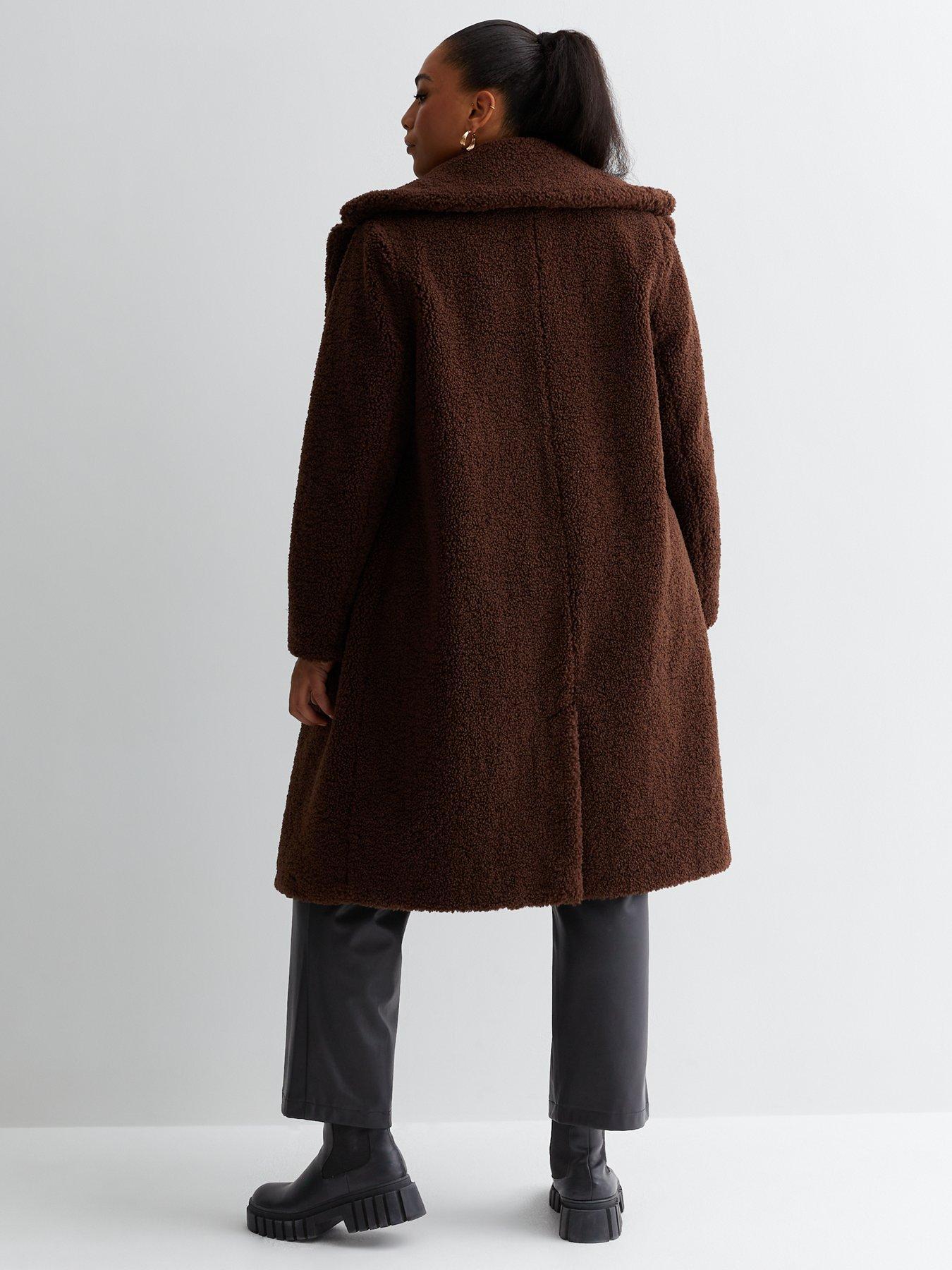 Curve hot sale teddy coat