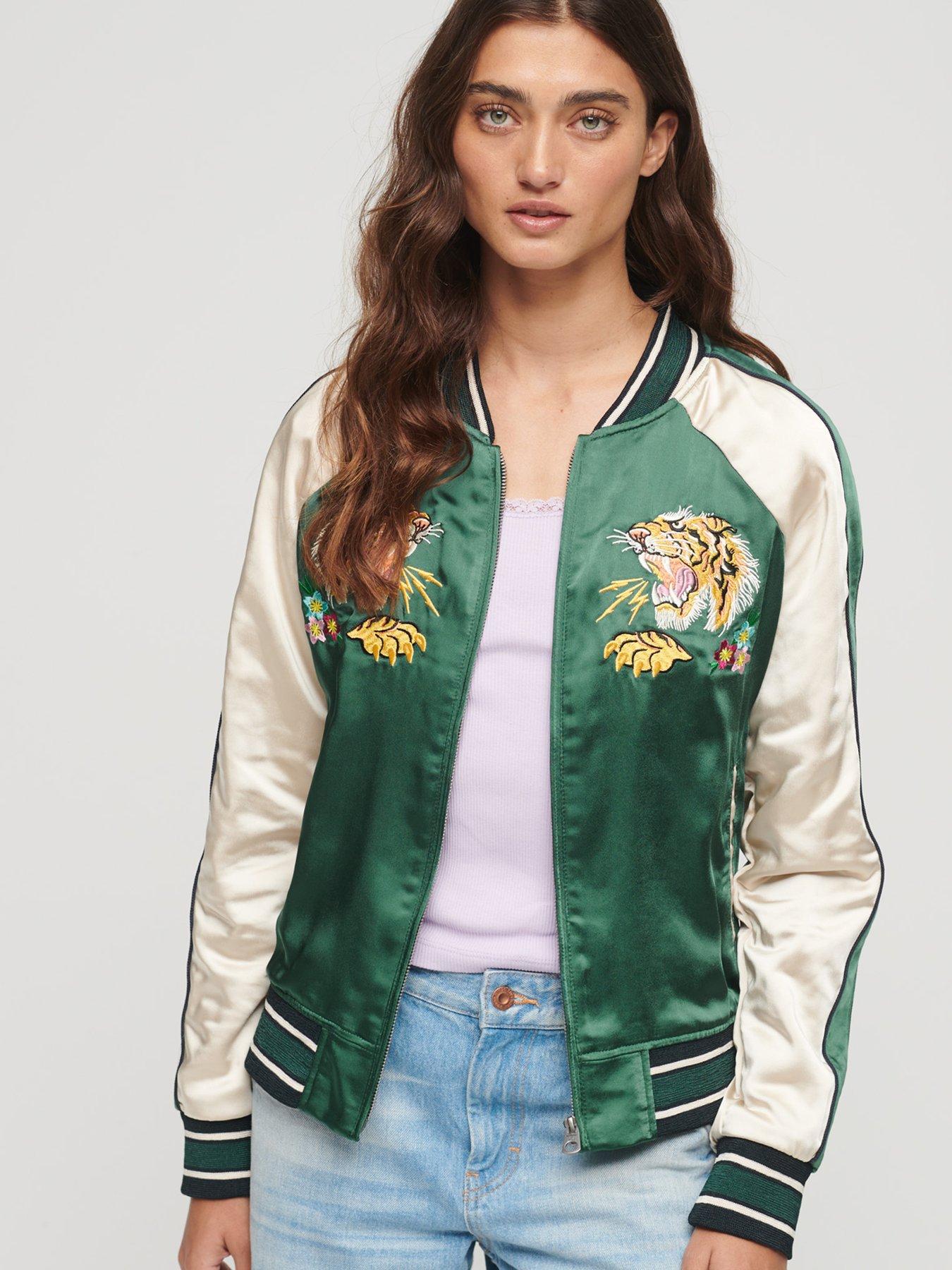 Superdry embroidered 2024 denim jacket