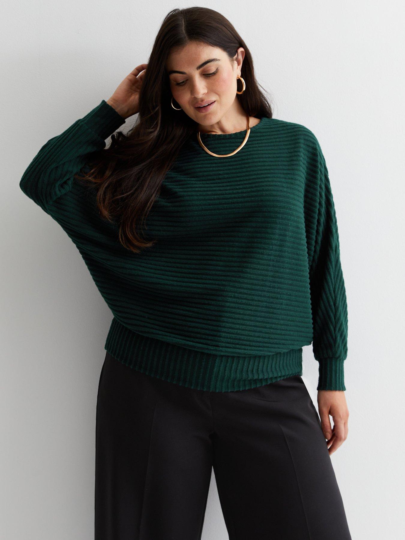 Green store batwing top