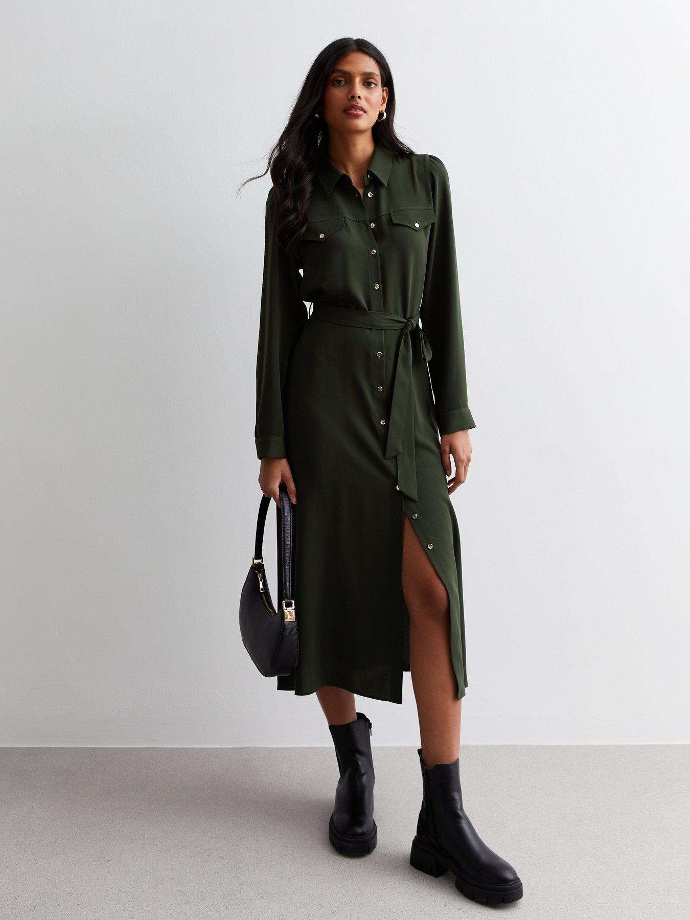 New look store utility shirt dress