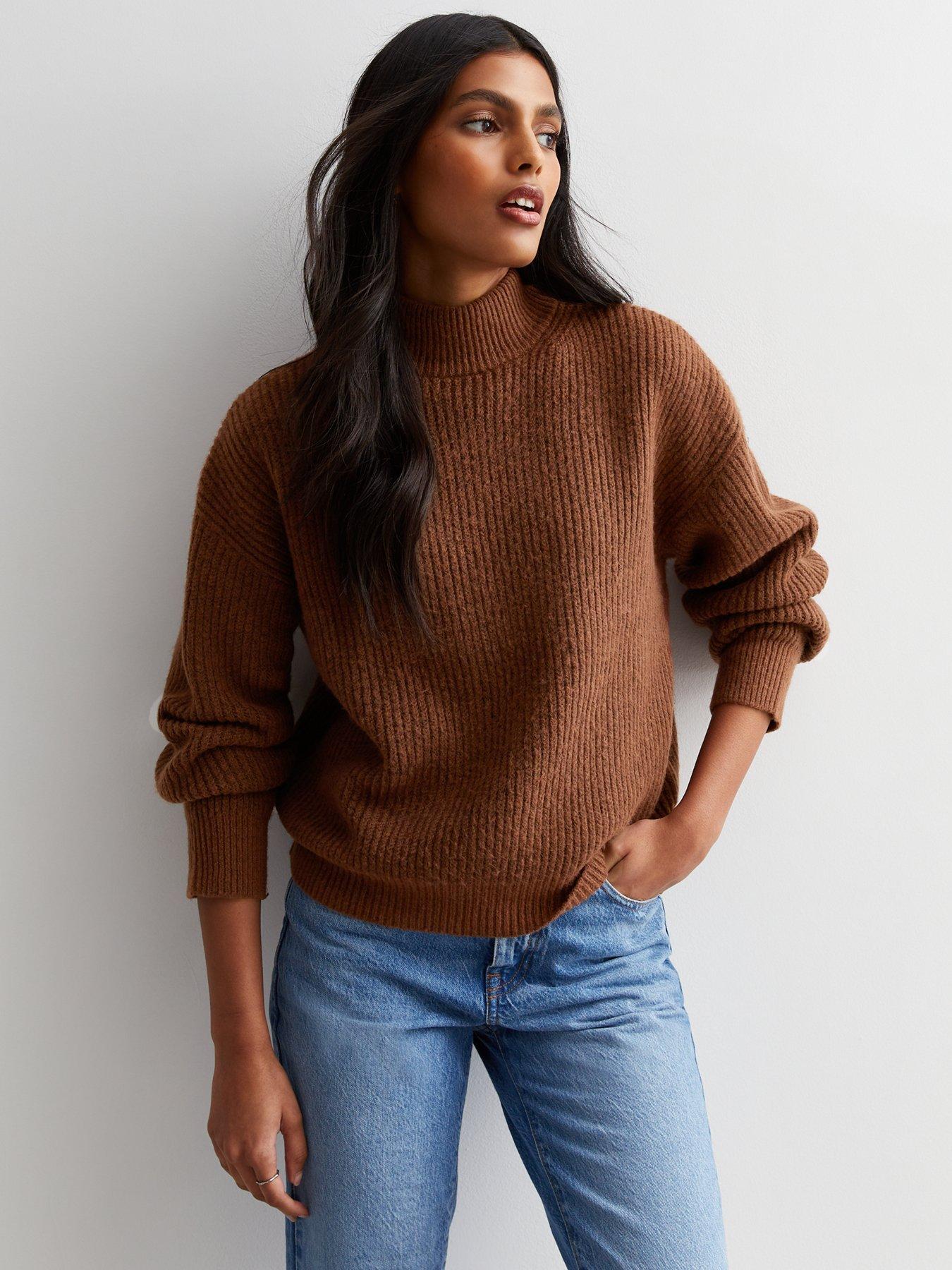 New look orange on sale jumper