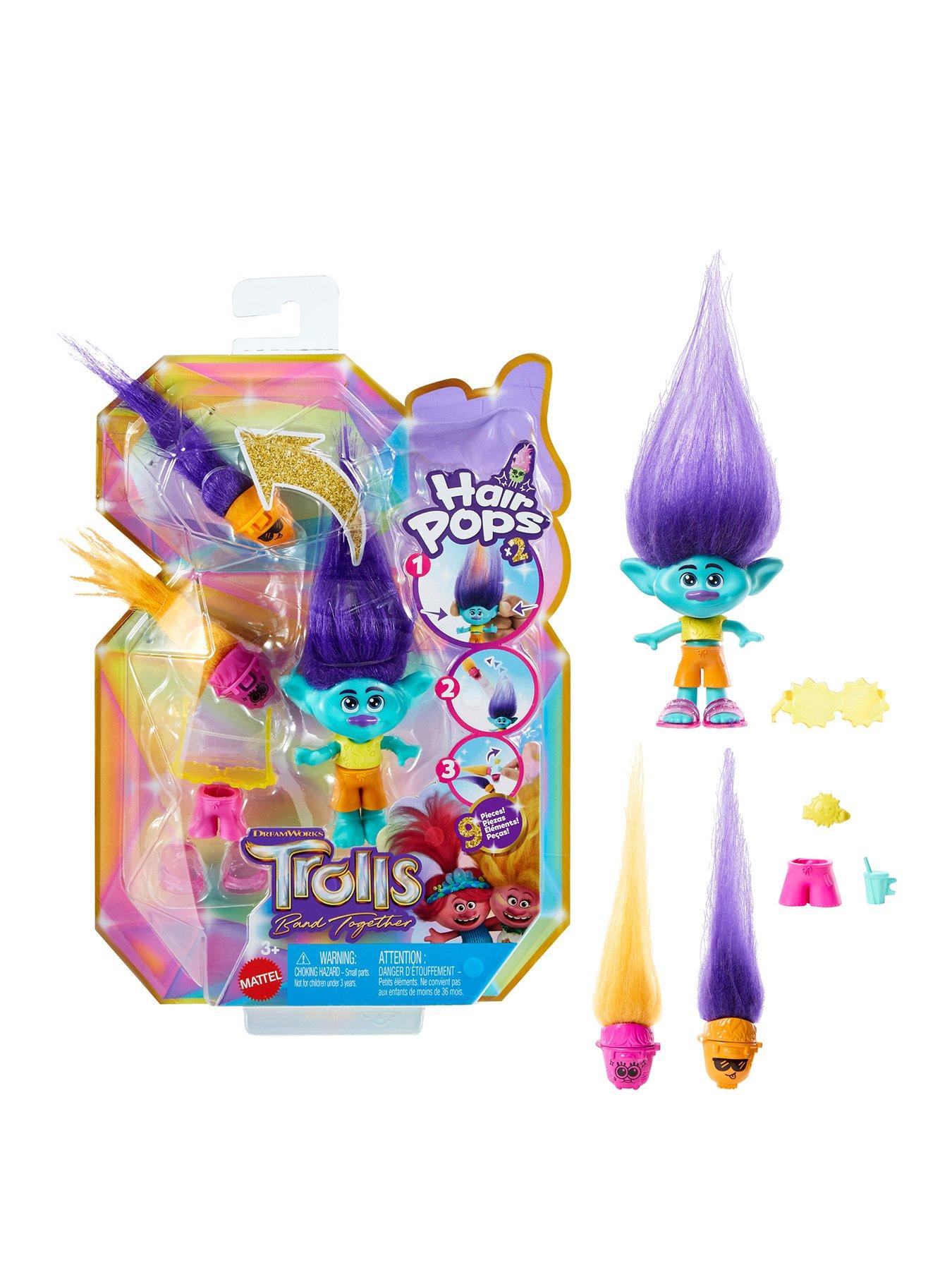 DreamWorks Trolls Band Together Hair Pops - Branch Small Doll | Very.co.uk