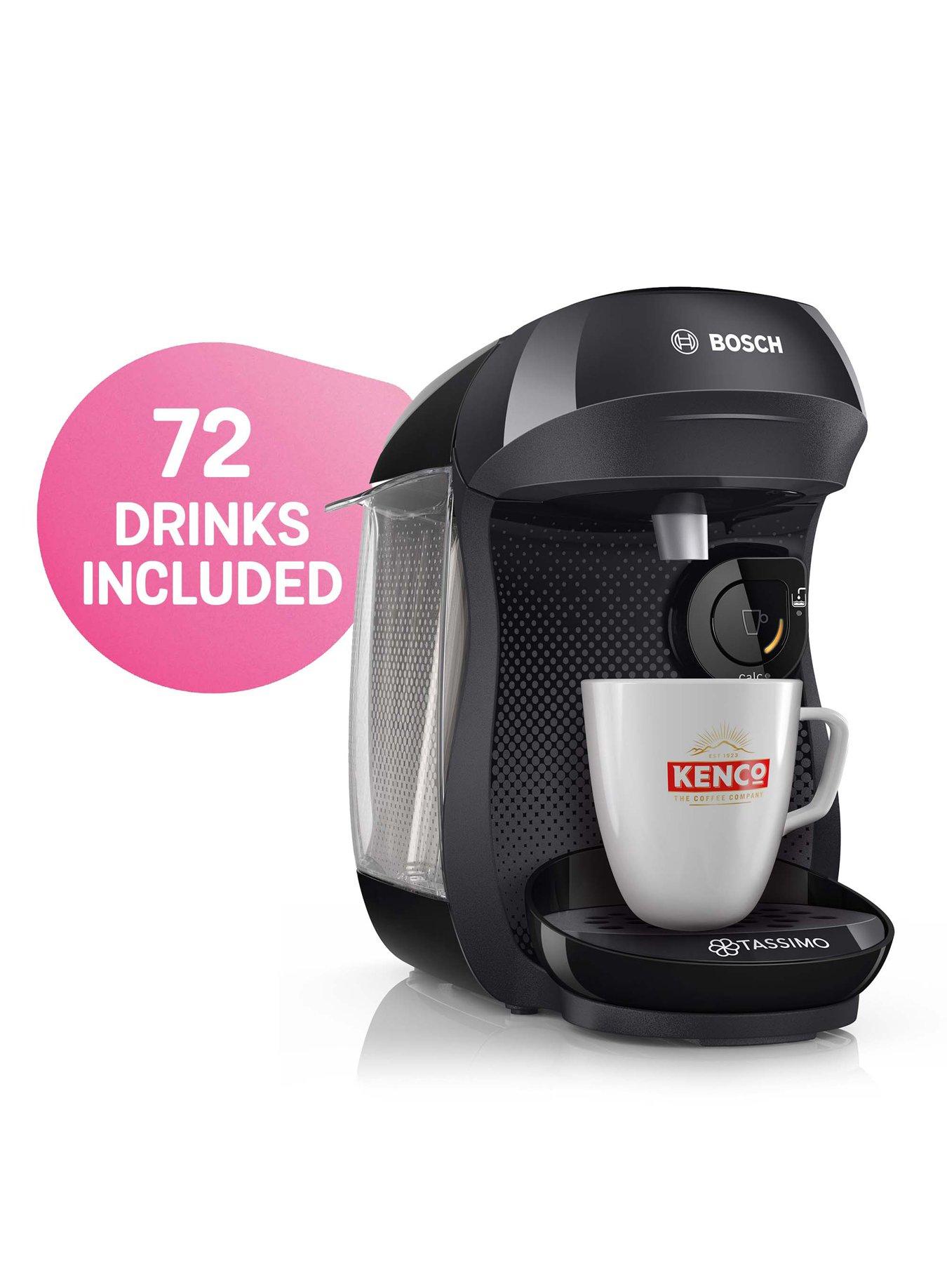 Tassimo Happy Pod Coffee Machine TAS1002GB7 & Kenco/Cadbury Drinks