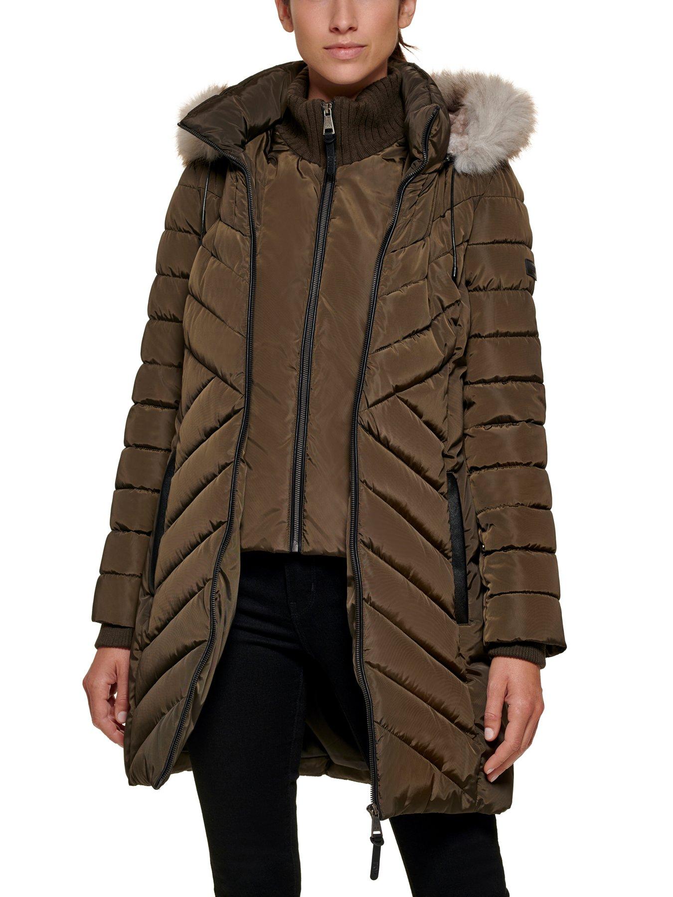 Dkny loden discount coat