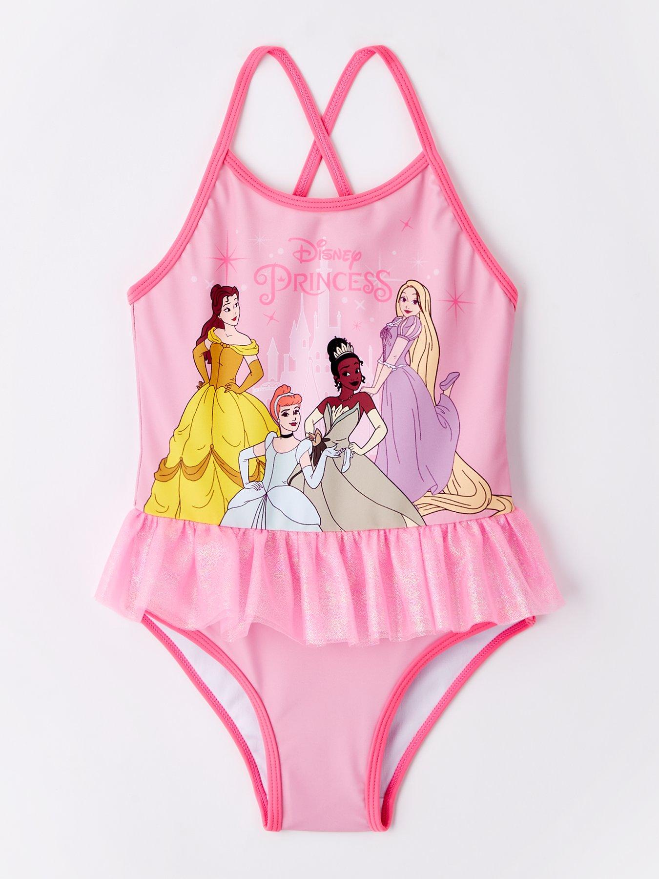  Disney Little Girls' Princess 7 Piece Underwear Panties Set (4)  Multi : Clothing, Shoes & Jewelry