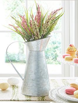 Product photograph of Very Home Spring Floral Arrangement In Watering Can Table Centrepiece from very.co.uk