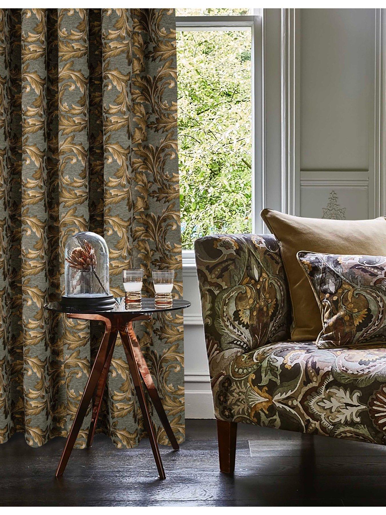 undefined Georgia Pencil Pleat Curtains