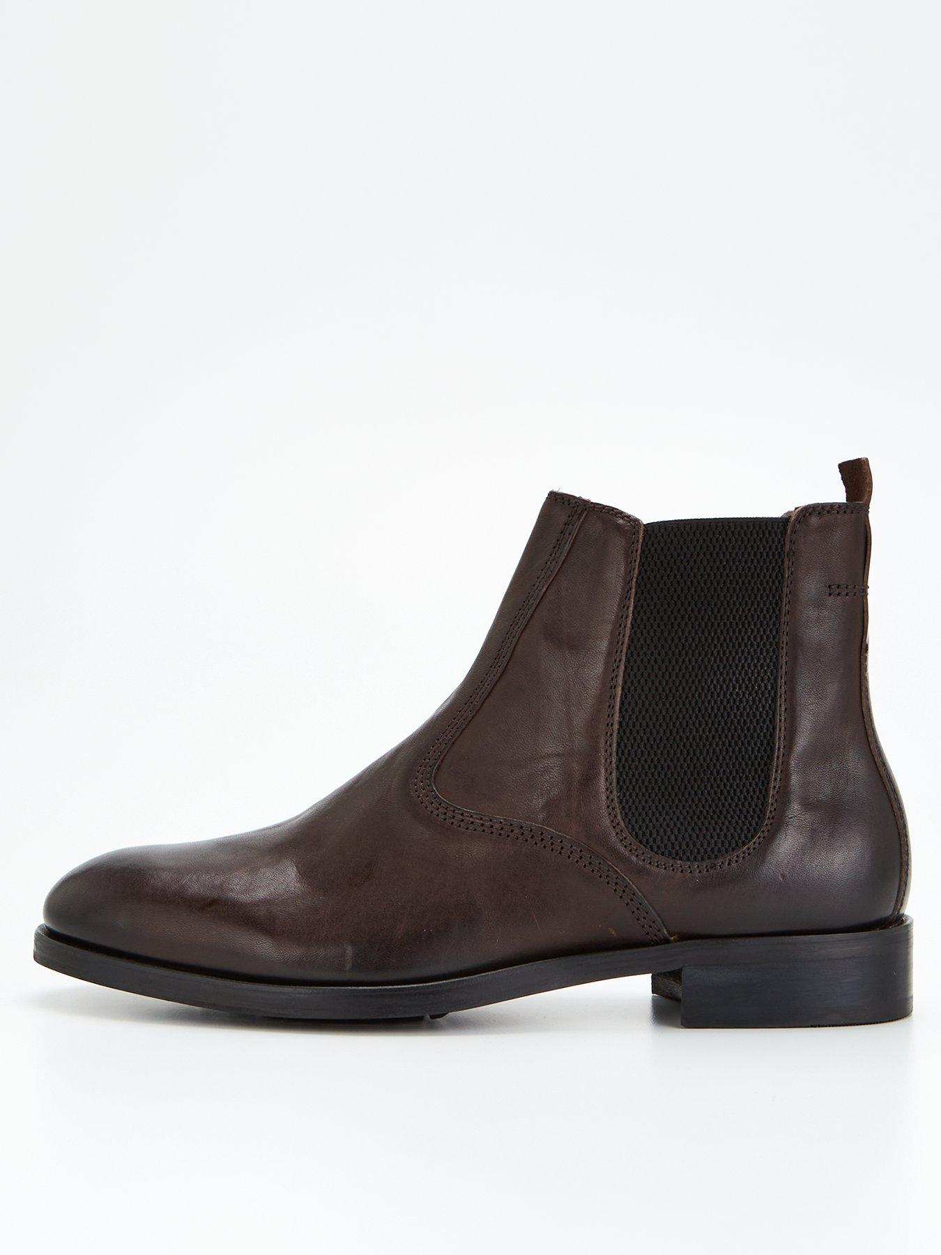 Mens leather cheap boots sale uk