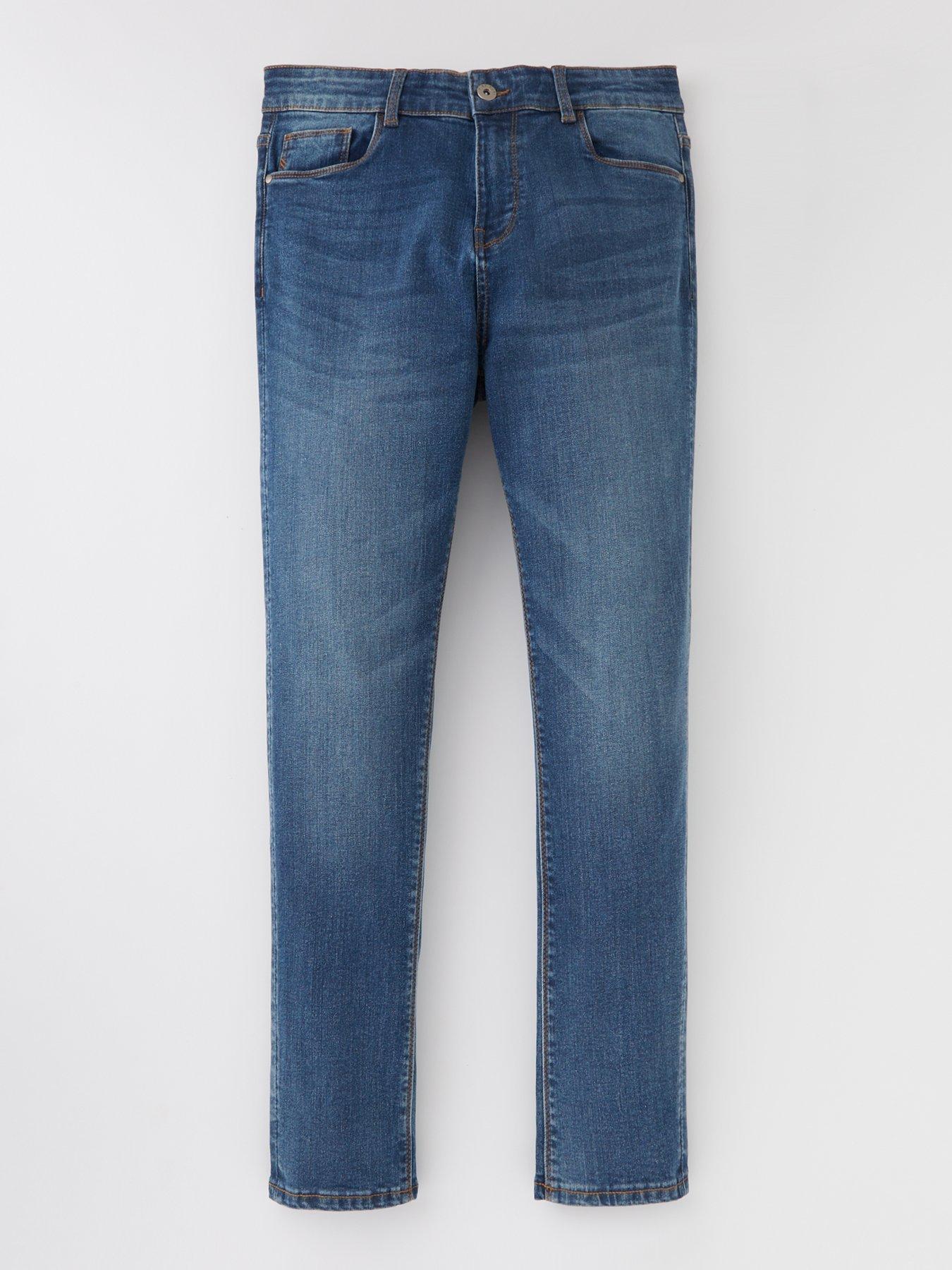 V by Very Boys Skinny Jean - Mid Blue