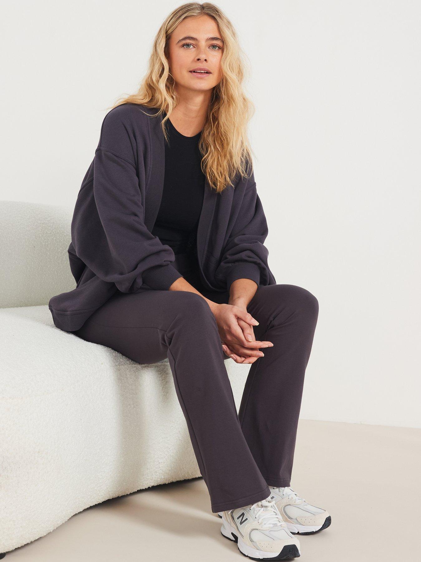Image 4 of 6 of V by Very Confident Curve Kickflare Yoga Pant - Charcoal