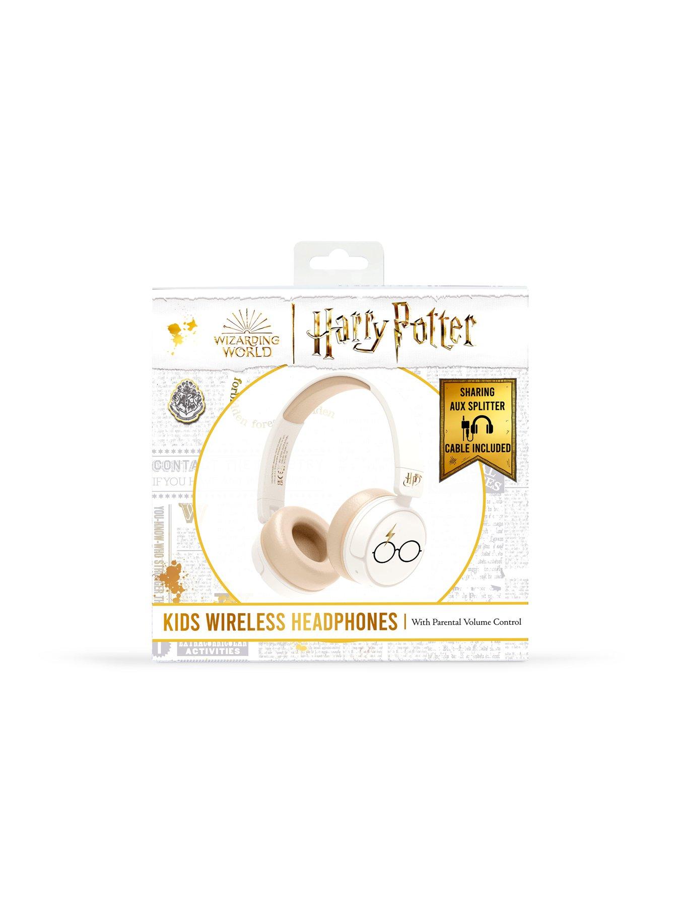 Harry Potter Lightning Bolt Scar In White Bluetooth Headphones 