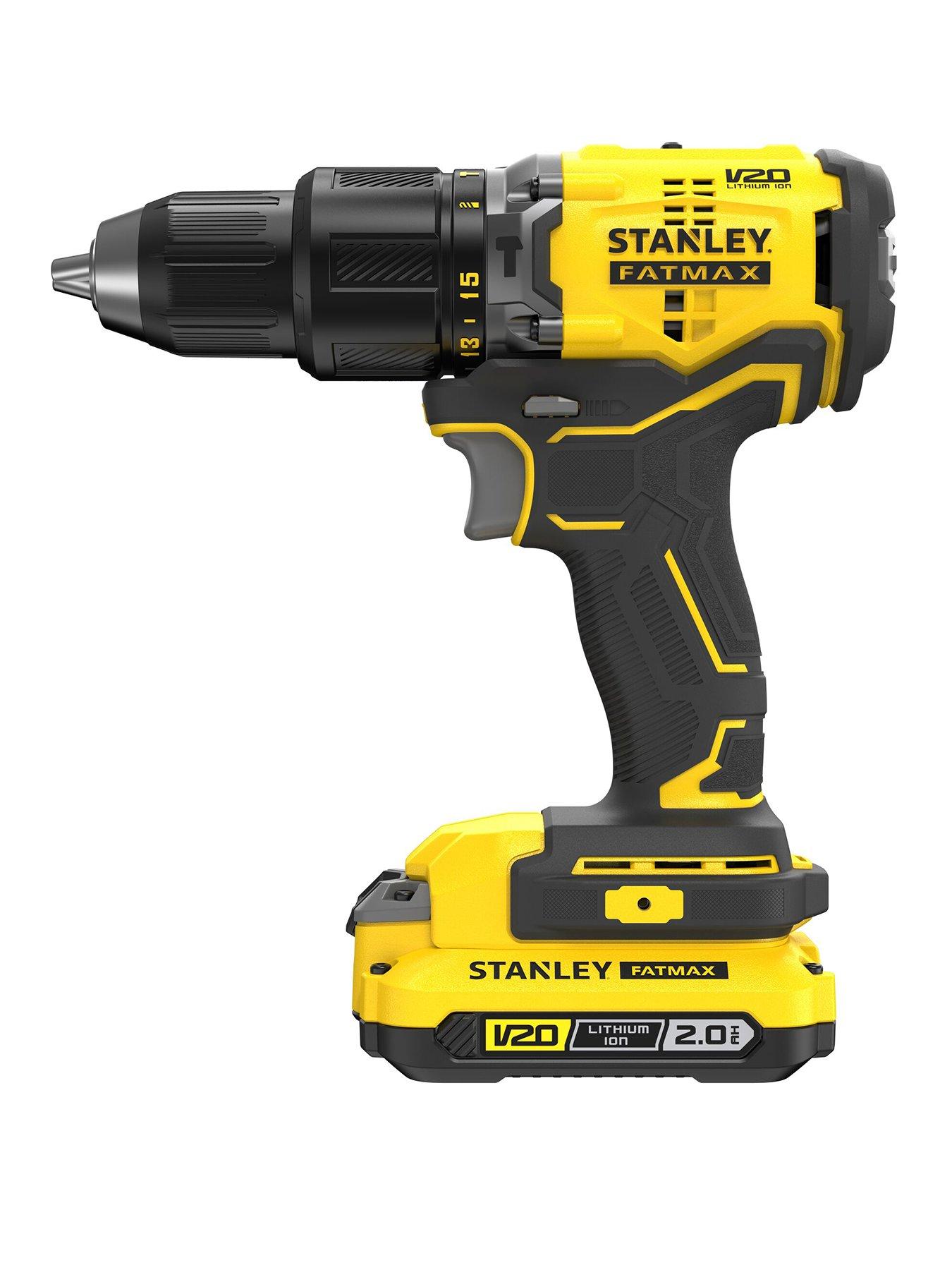 undefined V20 18V Brushless Combi Hammer Drill in a Kitbox - 2x2.0Ah, 2A Charger