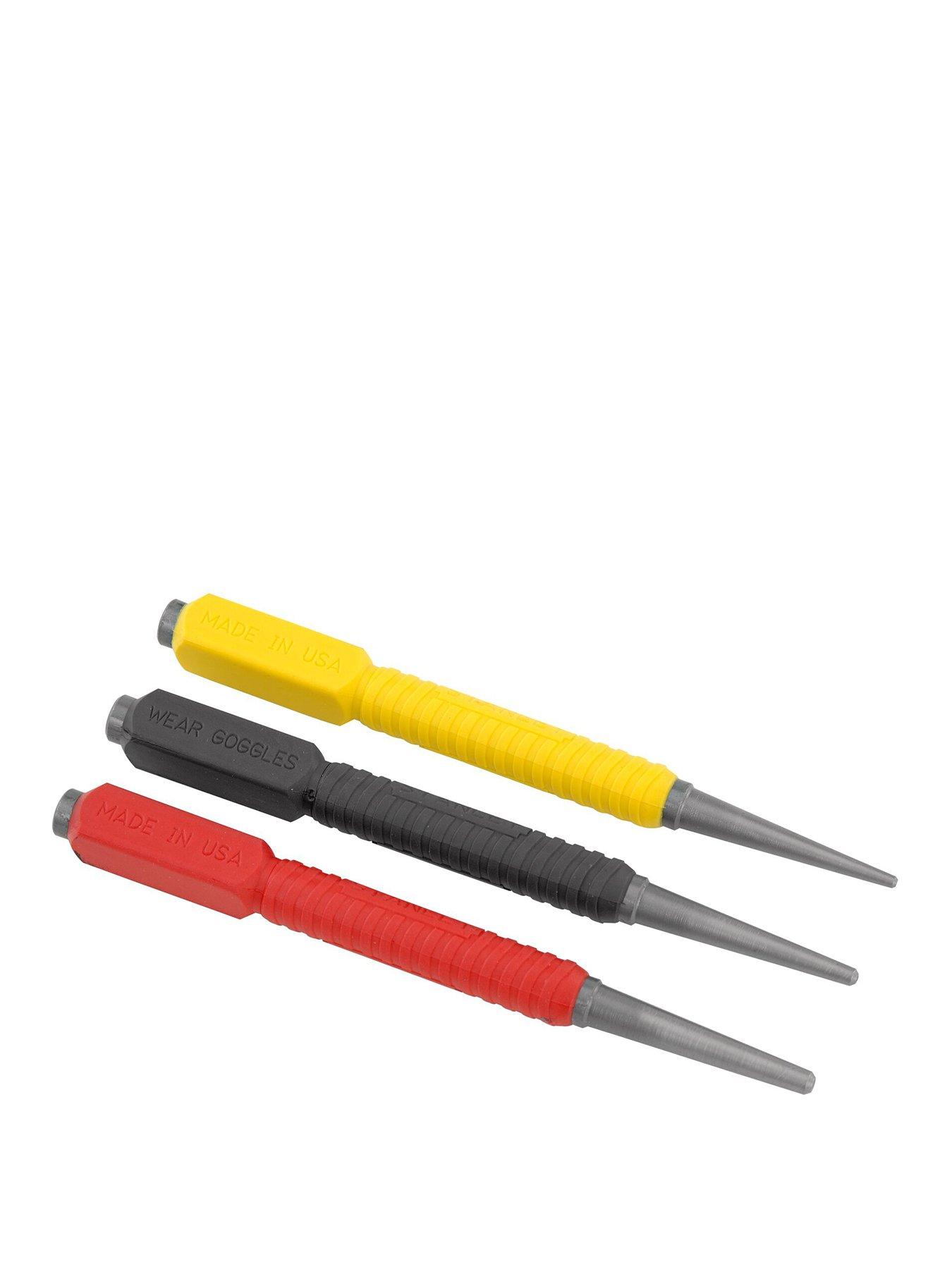 Image 1 of 4 of Stanley Dynagrip&nbsp;3 Piece Nail Set -&nbsp;0.8, 1.6, 2.4mm