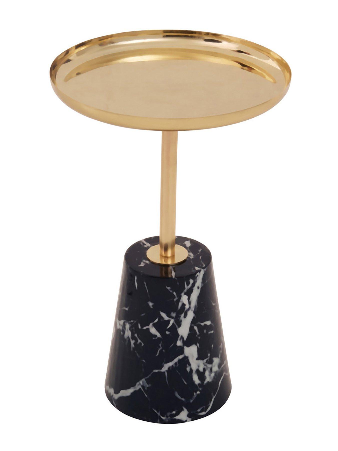 Marble base store side table