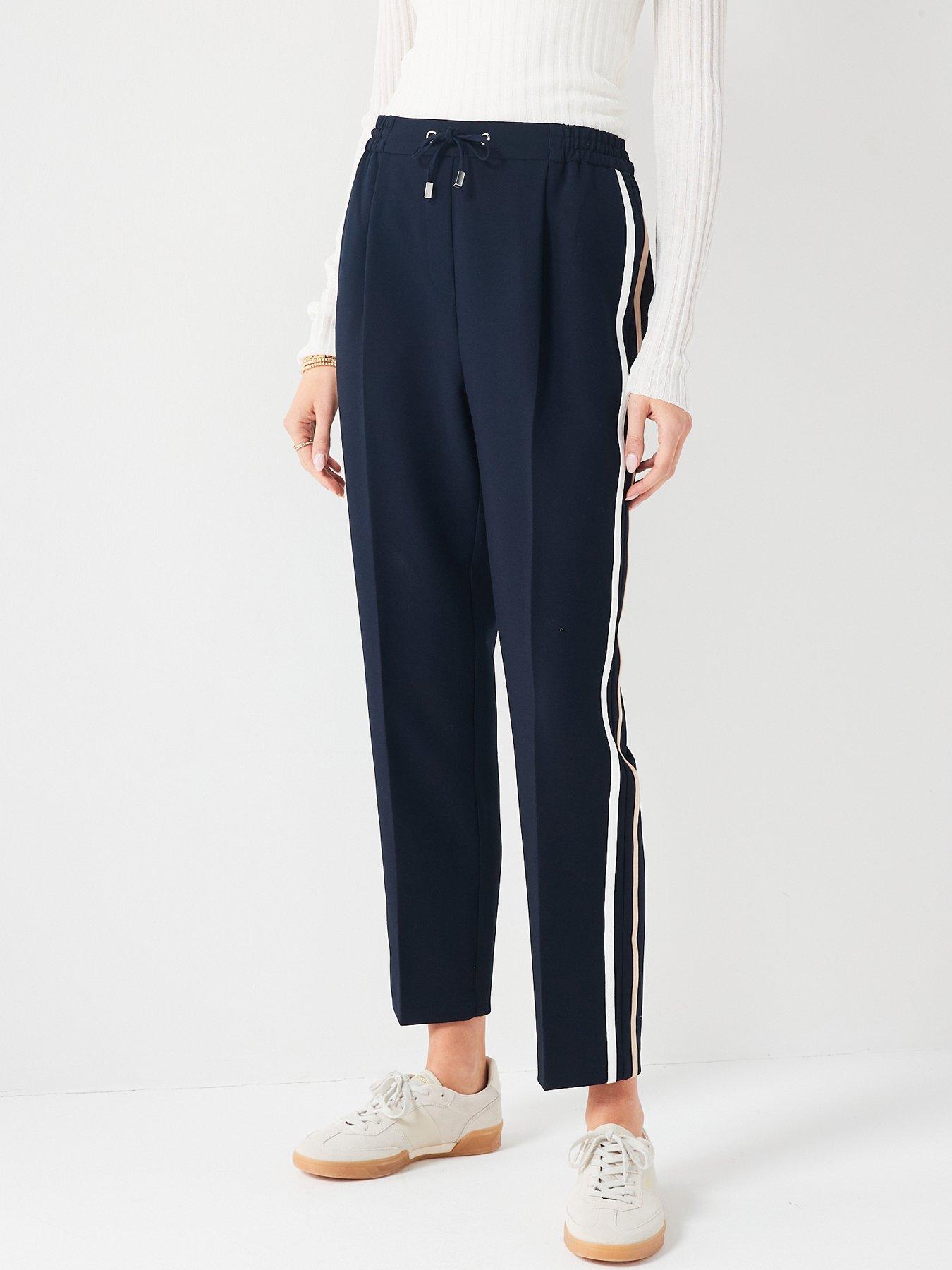 Image 6 of 6 of Fig & Basil Stripe Tapered Jogger