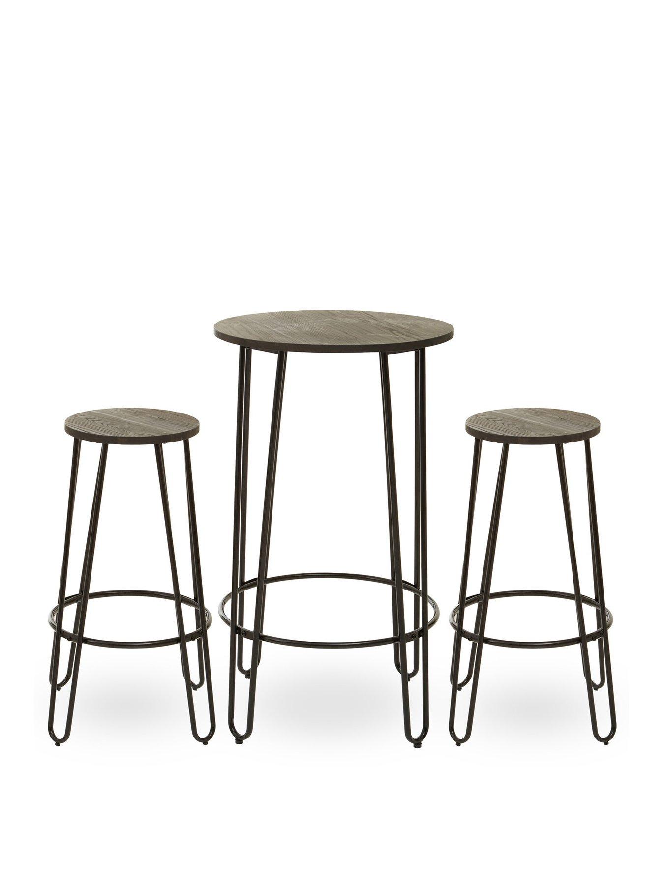 Premier Housewares District 3 Piece Bar Table And Stool Set