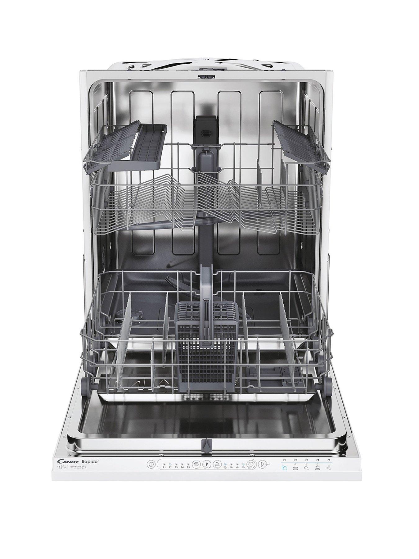 Candy CI3E53E0W-80, 60cm Dishwasher, 13 place settings, E energy - White