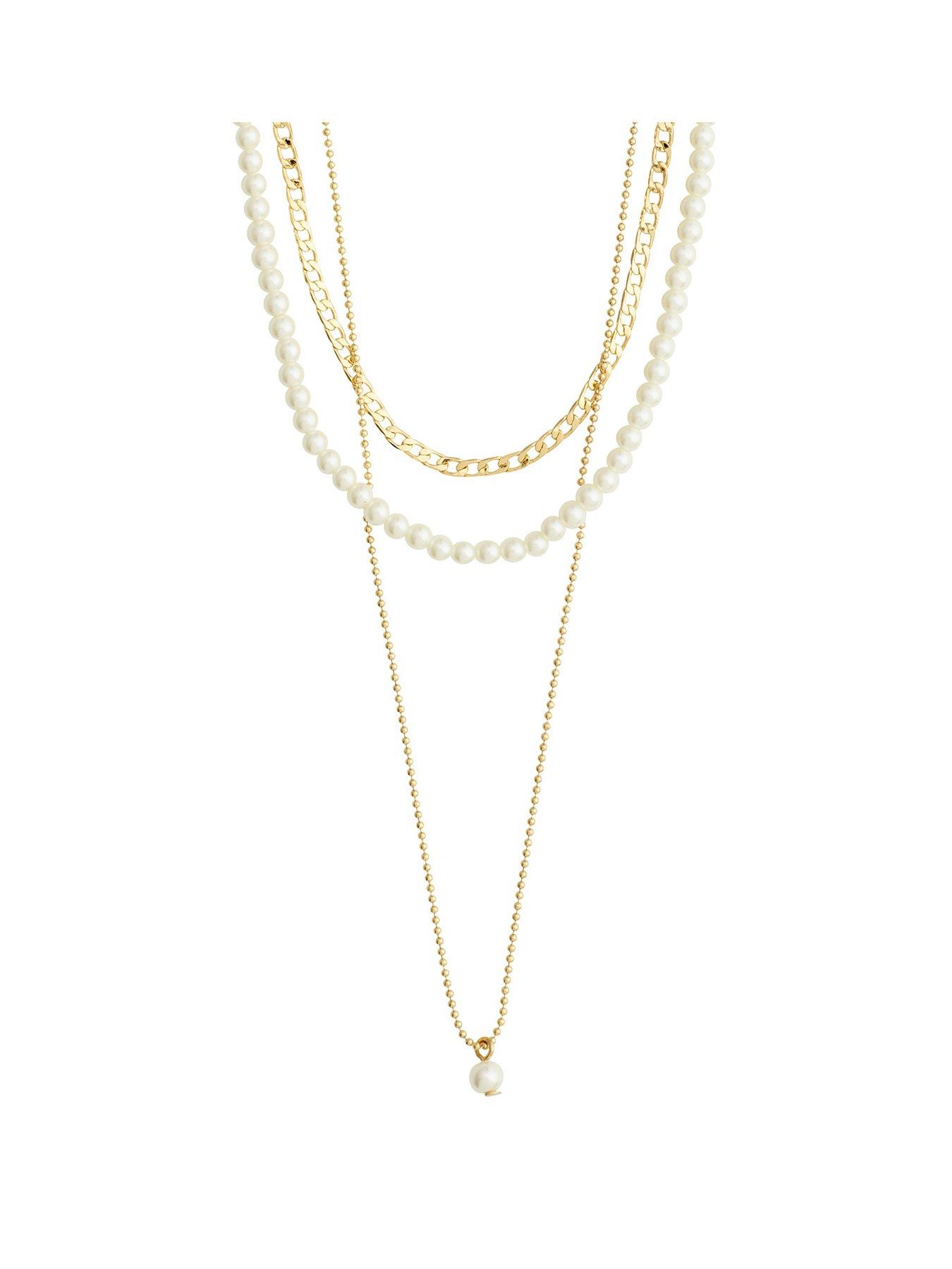 undefined BAKER necklace 3-in-1 set gold-plated