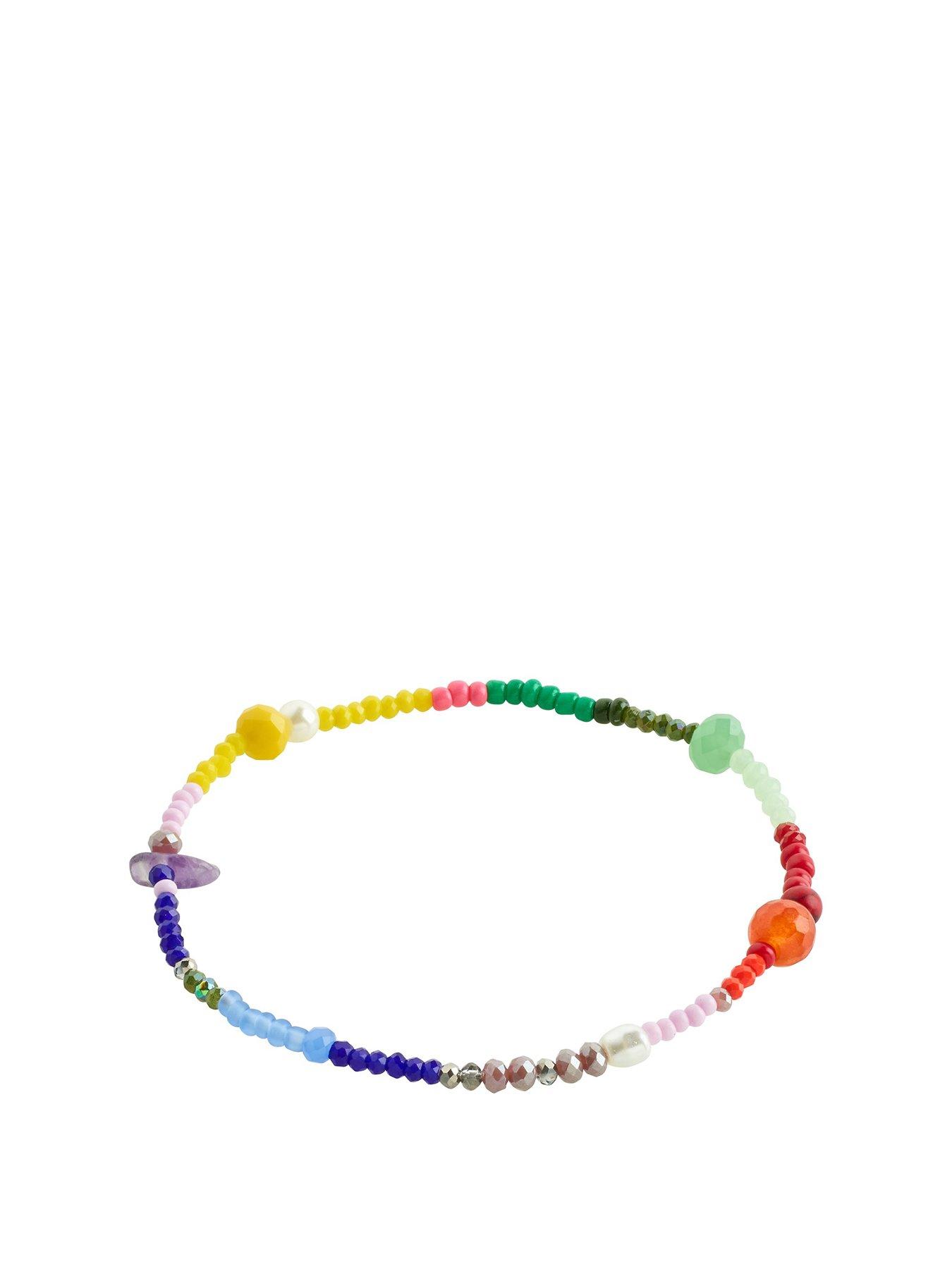 Product photograph of Pilgrim Indiana Bracelet Multicolored from very.co.uk