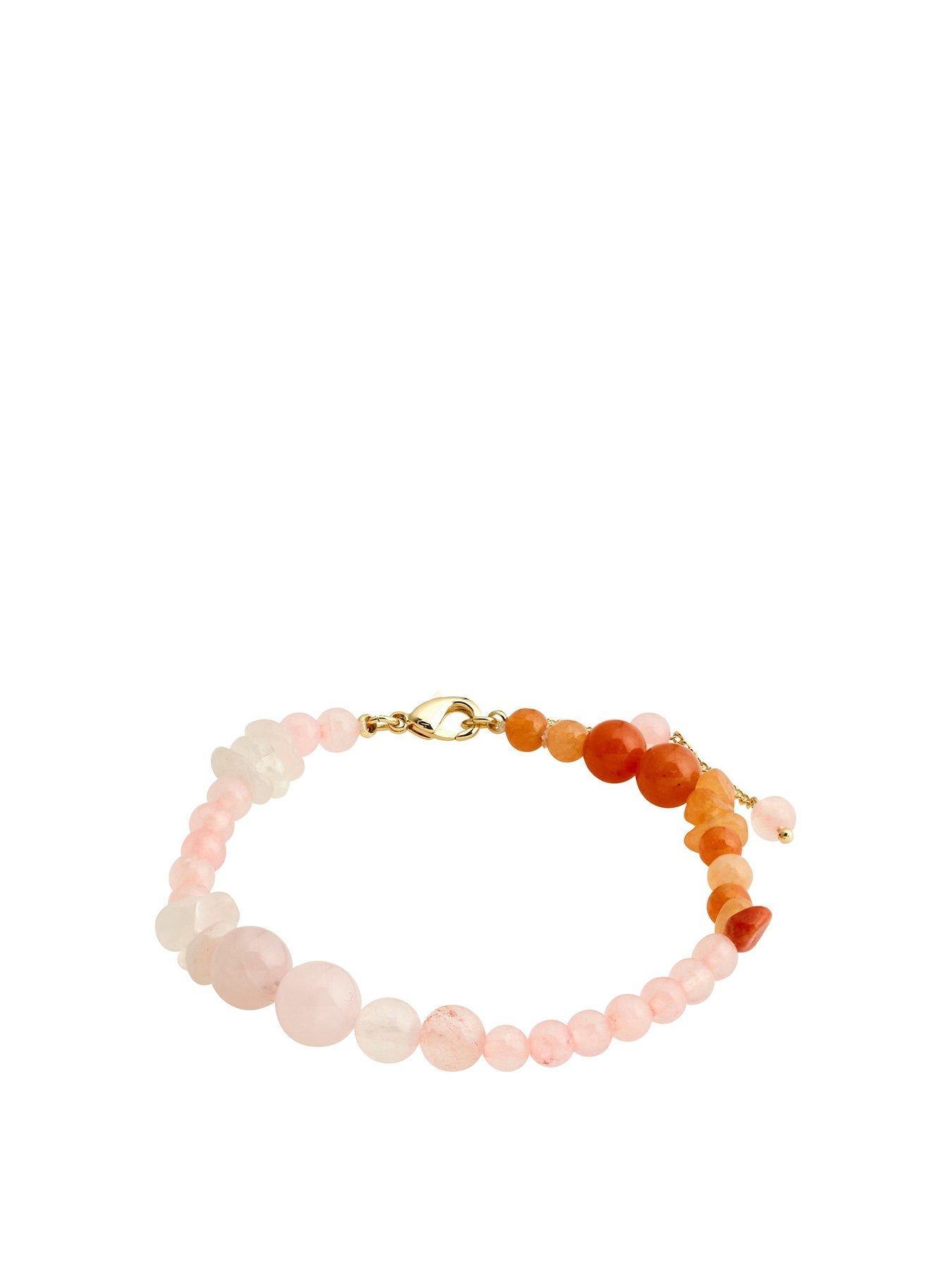 Product photograph of Pilgrim Soulmates Bracelet Rose Gold-plated from very.co.uk